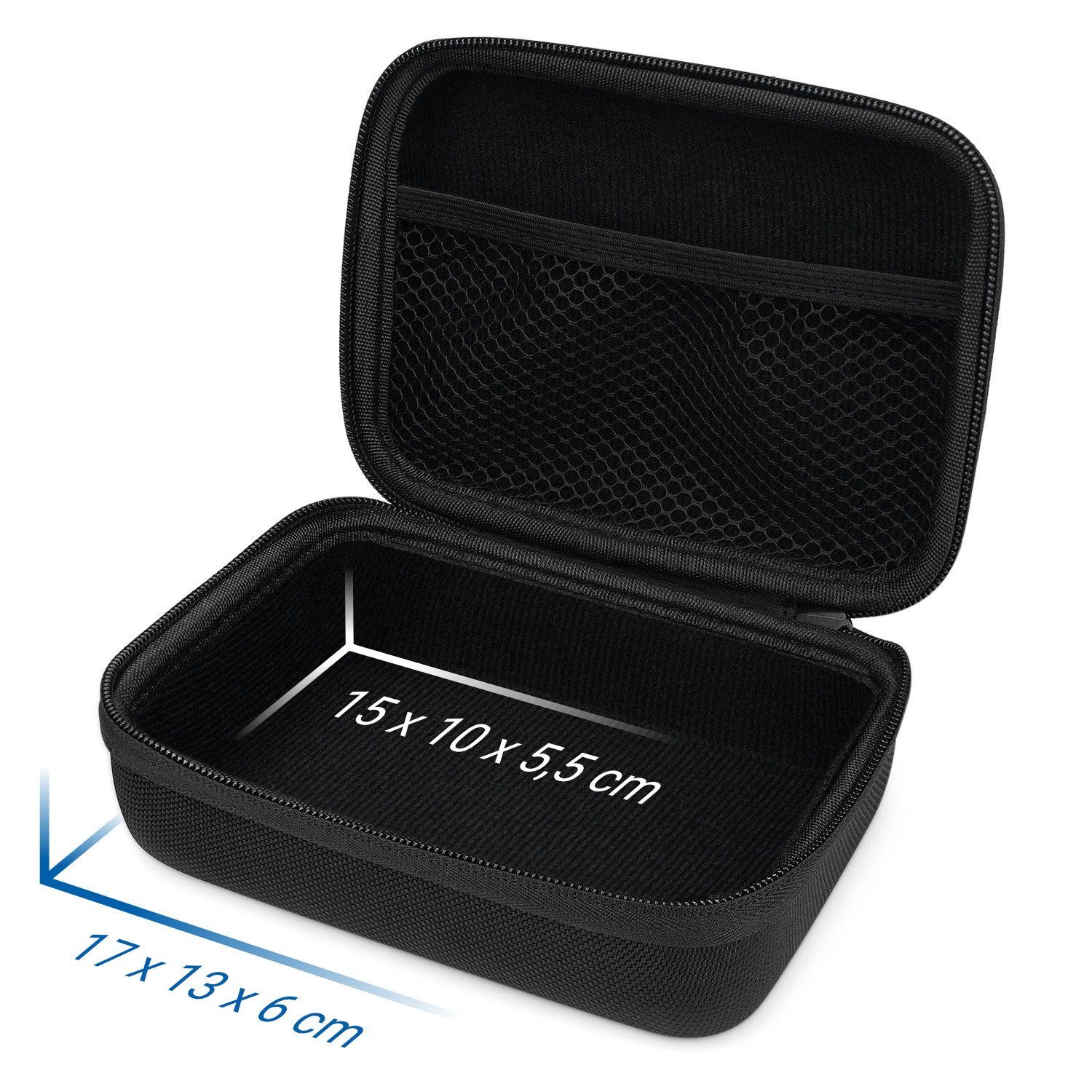 deleyCON Kamera-Hülle deleyCON Hardcase für GoPro & Zubehör HERO 11 HERO 10 9 8 7 Gr. M -