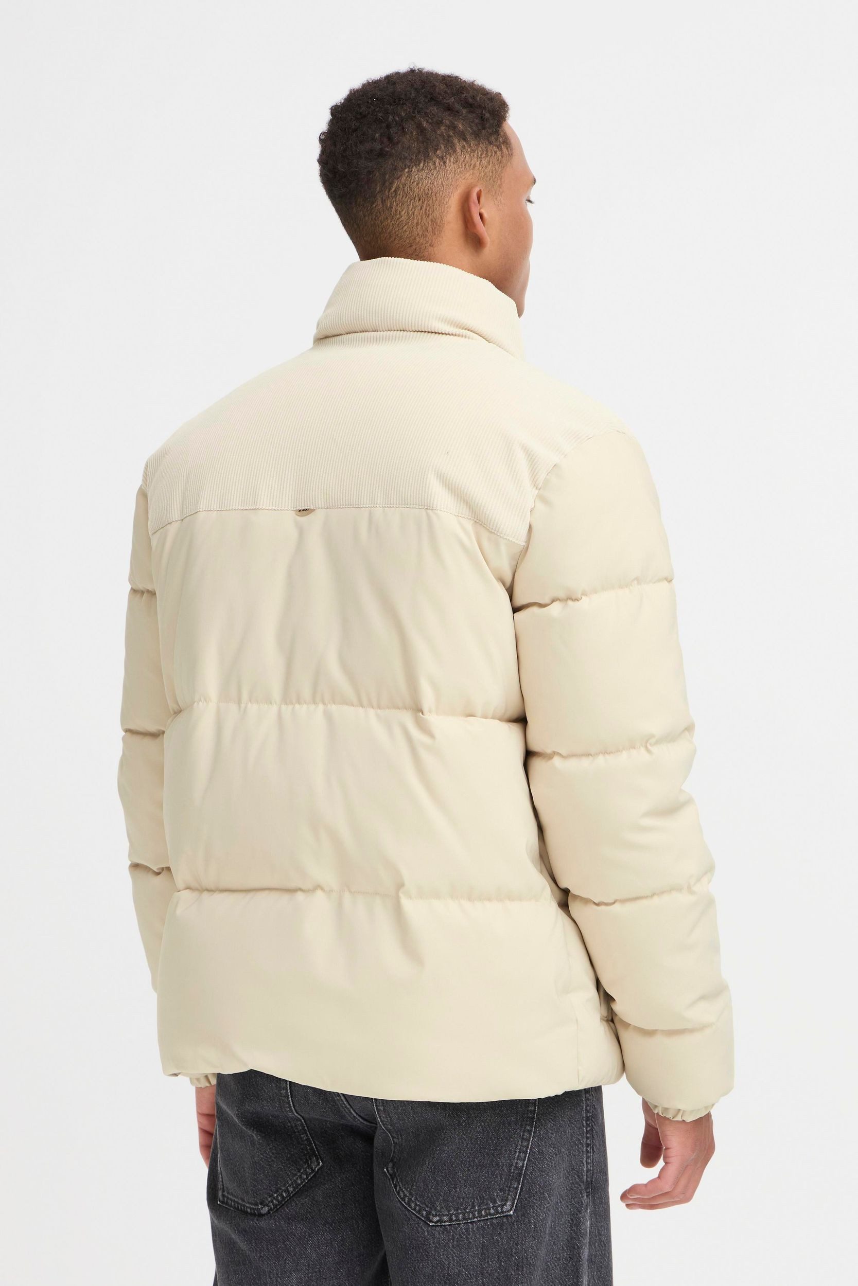 Blend Blouson Kurzer, gerader Schnitt - Vielseitig kombinierbar (1-St) BHFLYNN FABRIC MIX JKT.