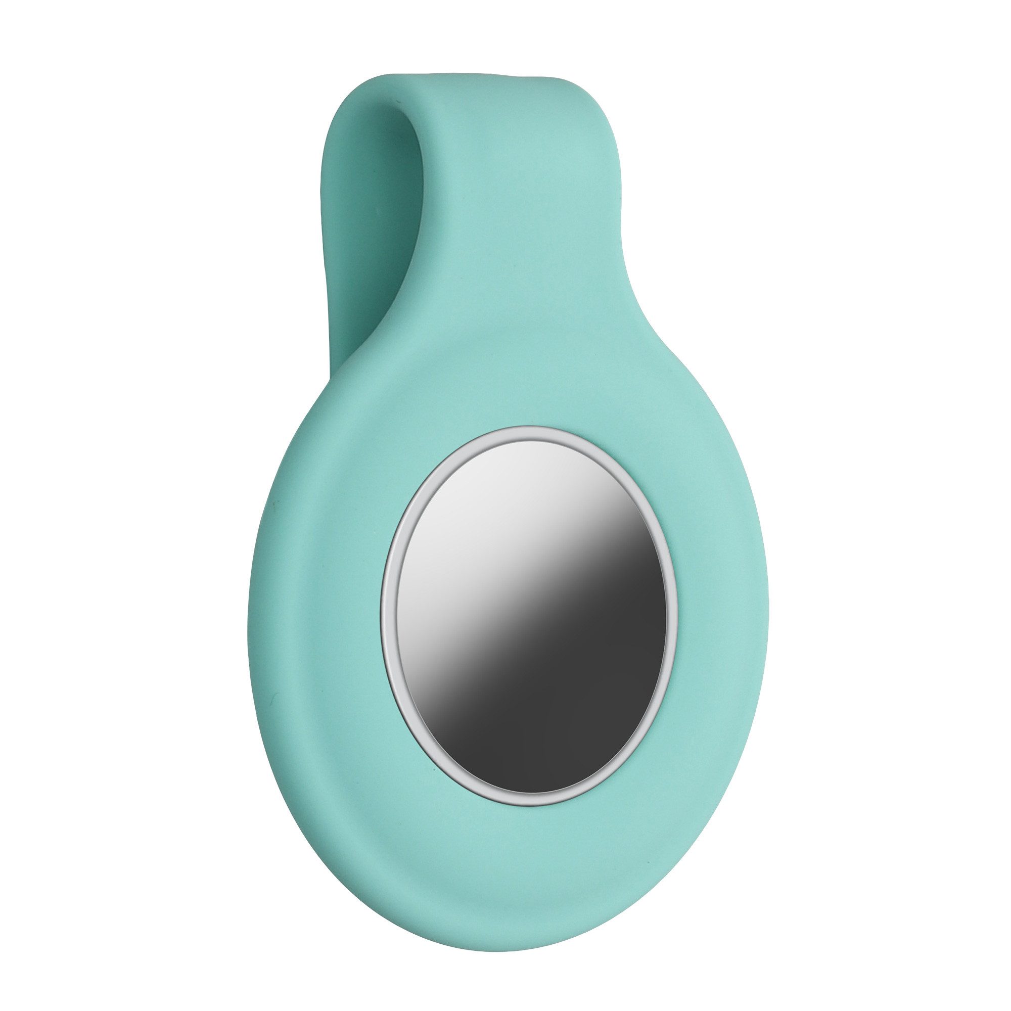 kwmobile Clip Halter für Apple AirTag - Case für Air Tag Silikon Smartwatch, 1-tlg., Hülle Tracker Schutzhülle - Klemm Halter Holder