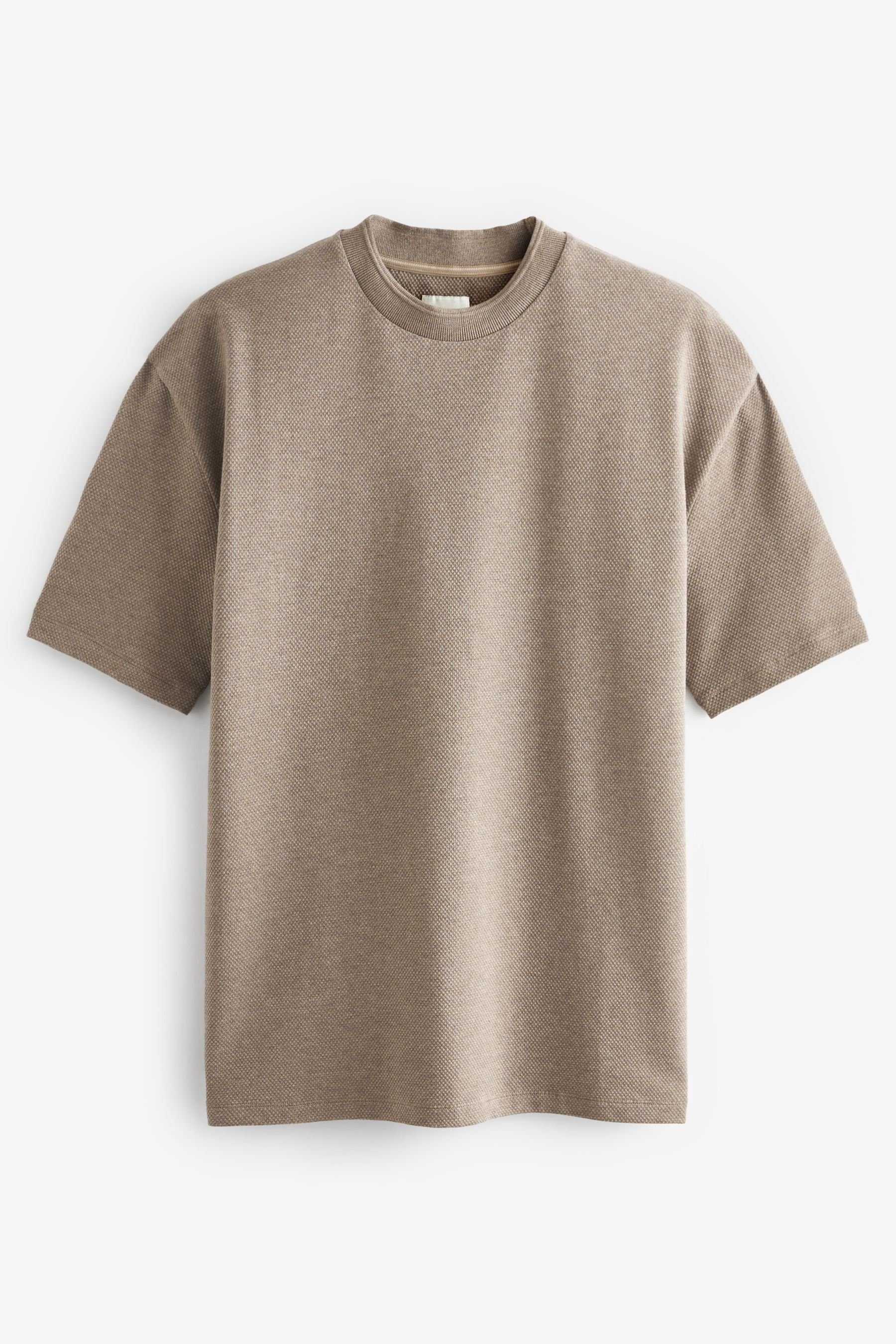 Next T-Shirt Strukturiertes T-Shirt (1-tlg)