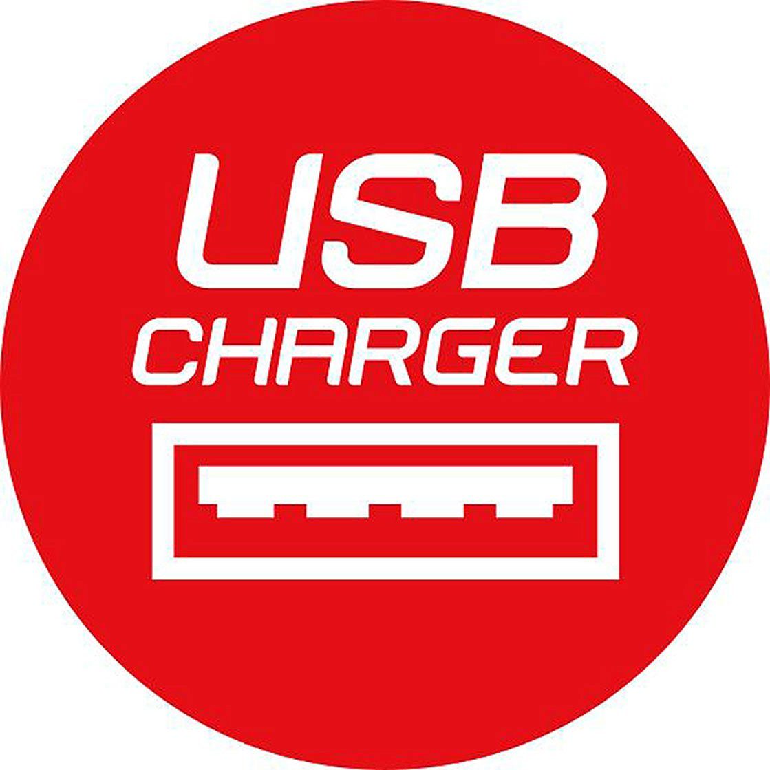USB Schnellladen Alu-Office-Line USB-A 4-fach, 1x mit Typ C und zum Power-Delivery Brennenstuhl Steckdosenleiste