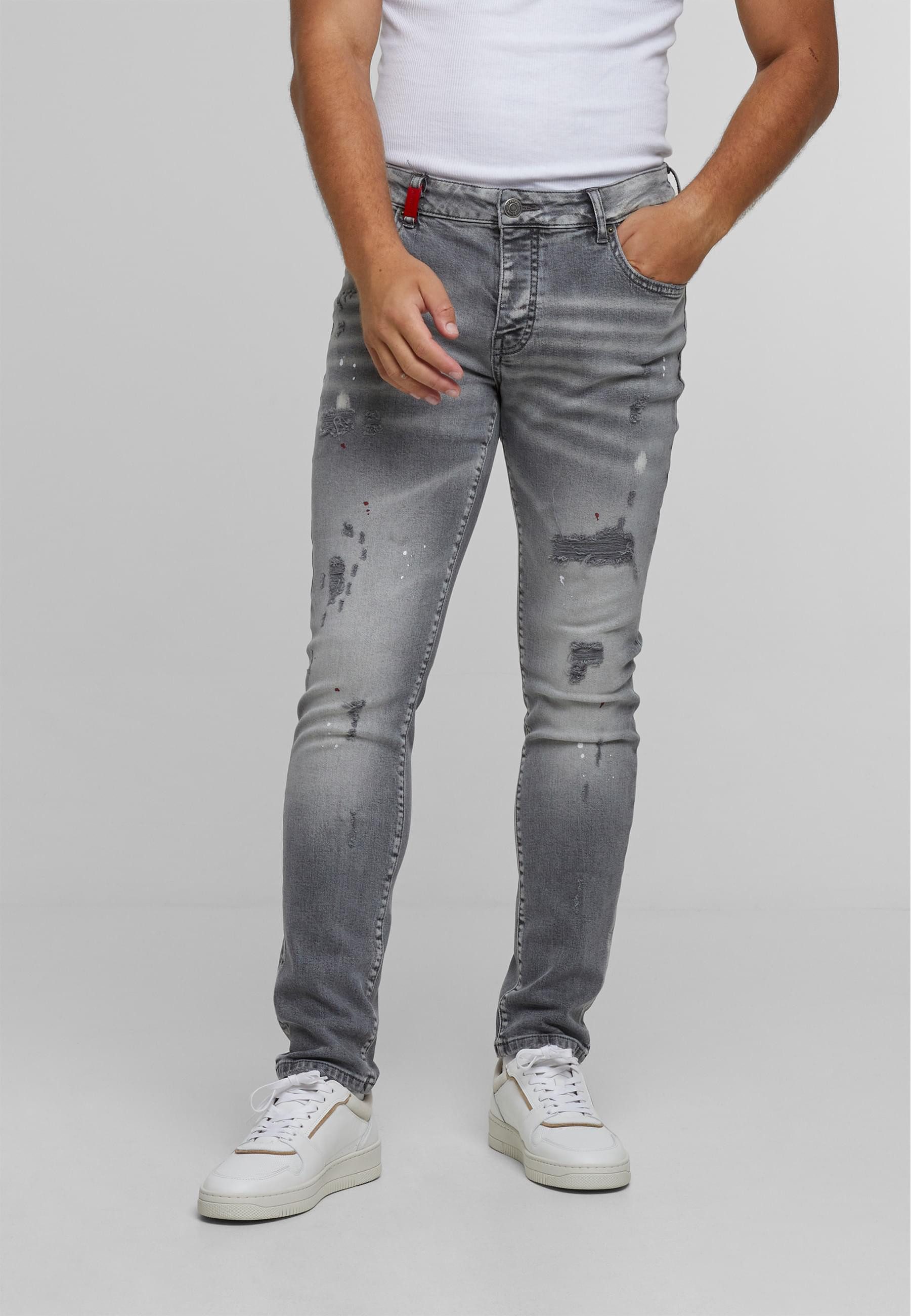 2Y Premium Bequeme Jeans 2Y Premium JULIO RIPPED SLIM FIT JEANS
