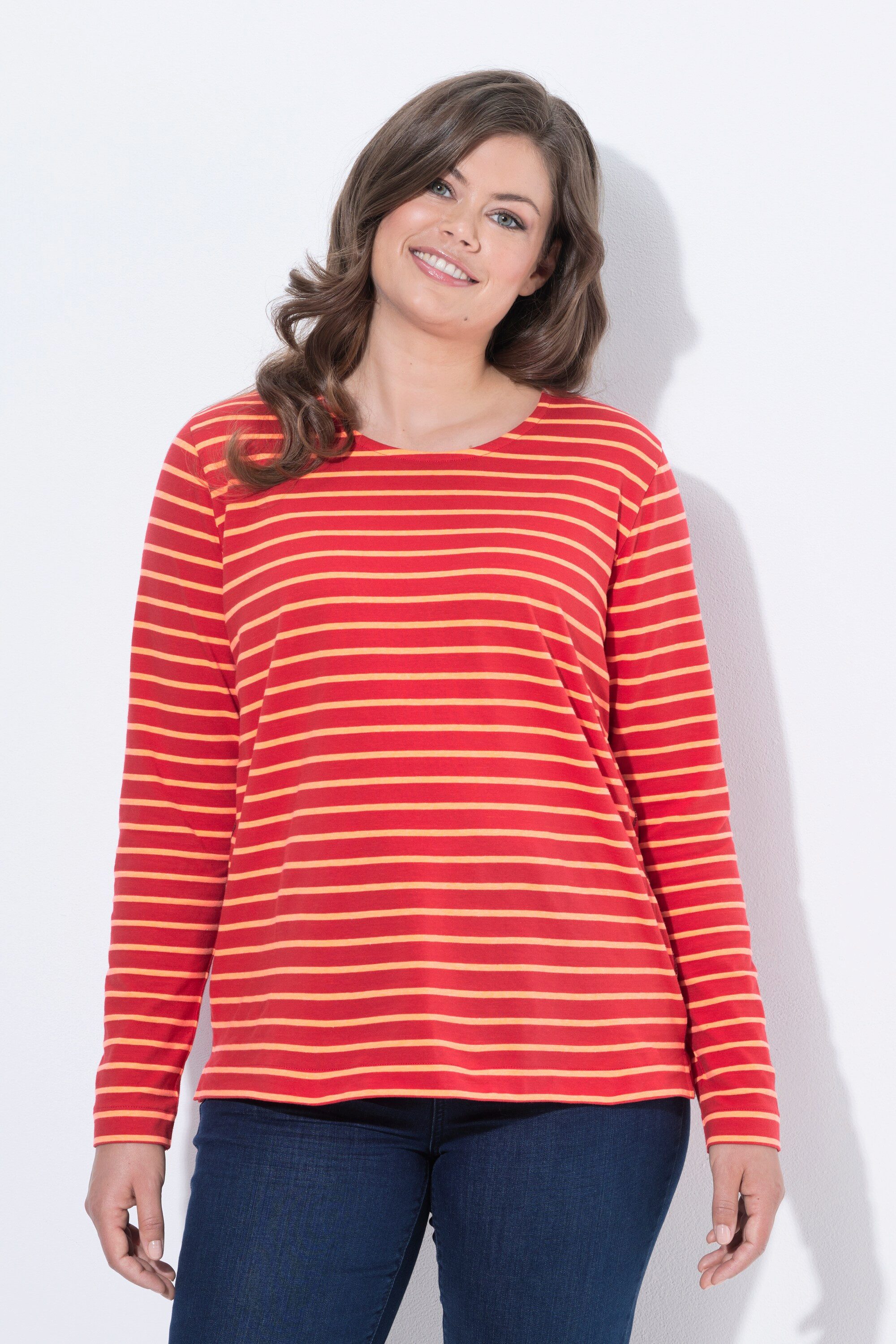 Laurasøn Longsleeve Ringelshirt Langarm Rundhalsausschnitt