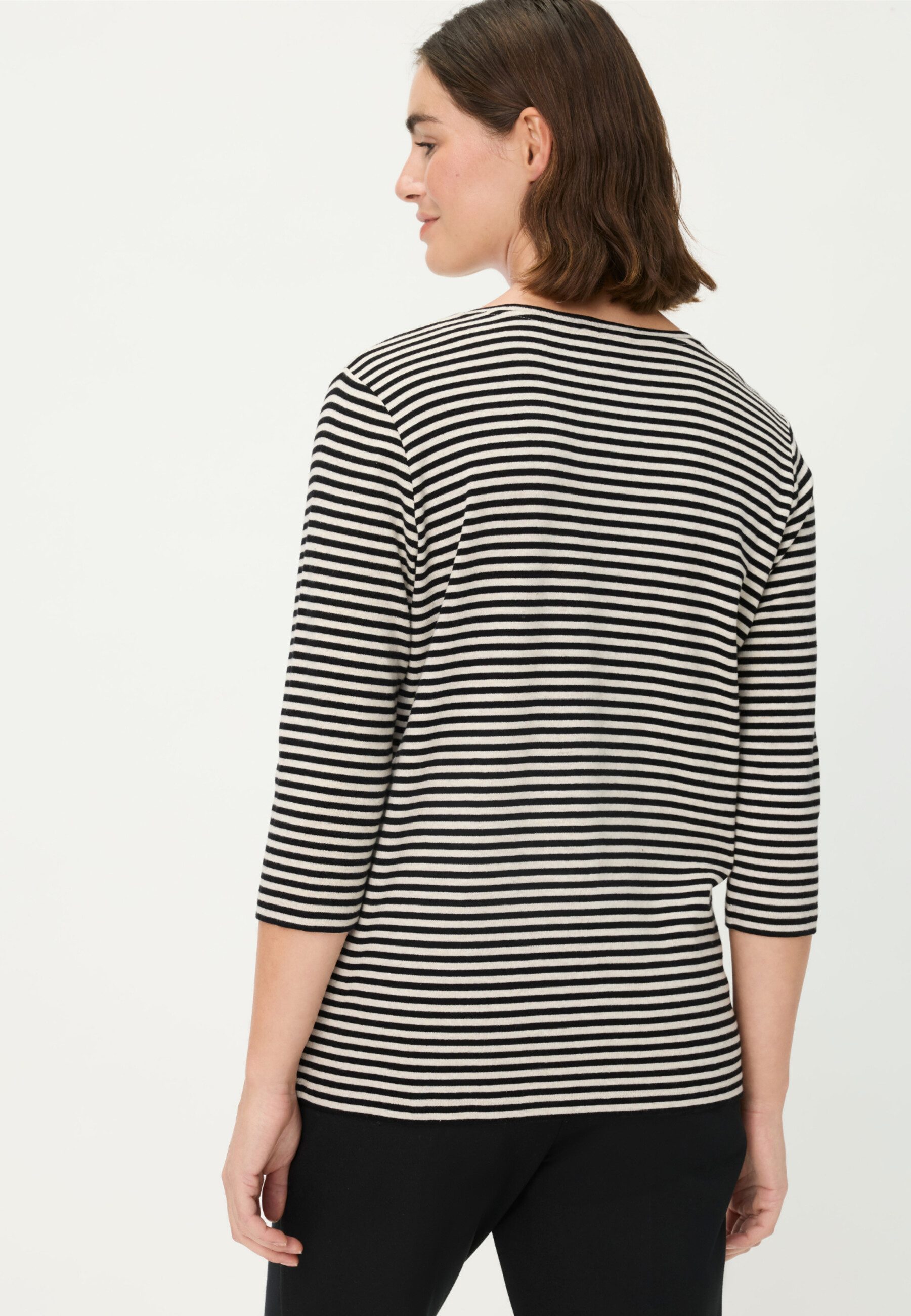 Olsen T-Shirt Shirt mit Sailor Stripes