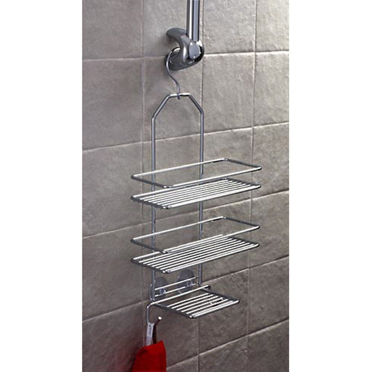 Euroshowers GmbH Duschregal Duschregal zum Einhängen 3 Etagen Chrom
