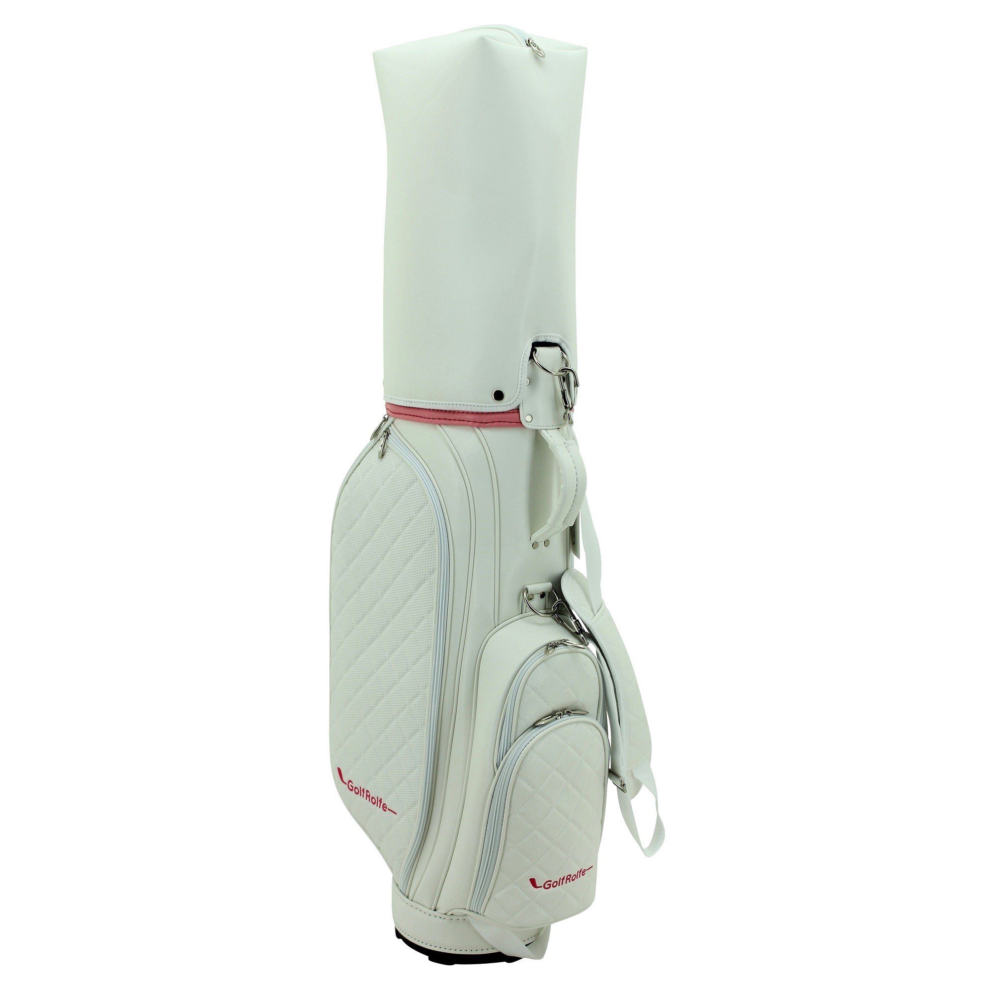GolfRolfe Golfballtasche GolfRolfe - Golfbag Caddybag 14279 Design weiß Golftasche