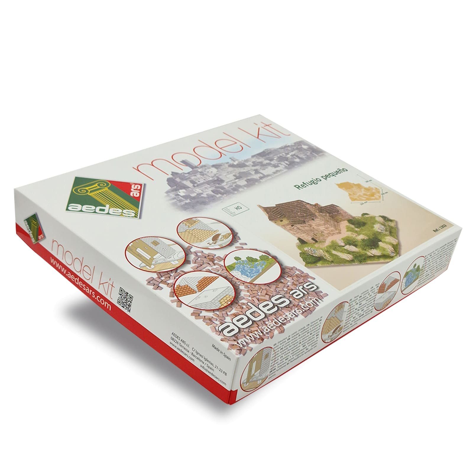 Firma Aedes Ars S.L. ® Modellbausatz AEDES ARS Steinbaukasten - Burg Klein