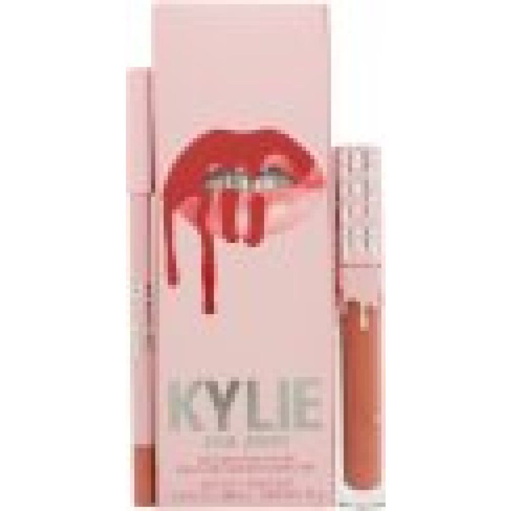 Kylie Make-up Set Matte Lip Kit 3ml Liquid Lipstick + 1.1g Lip Liner - Queen