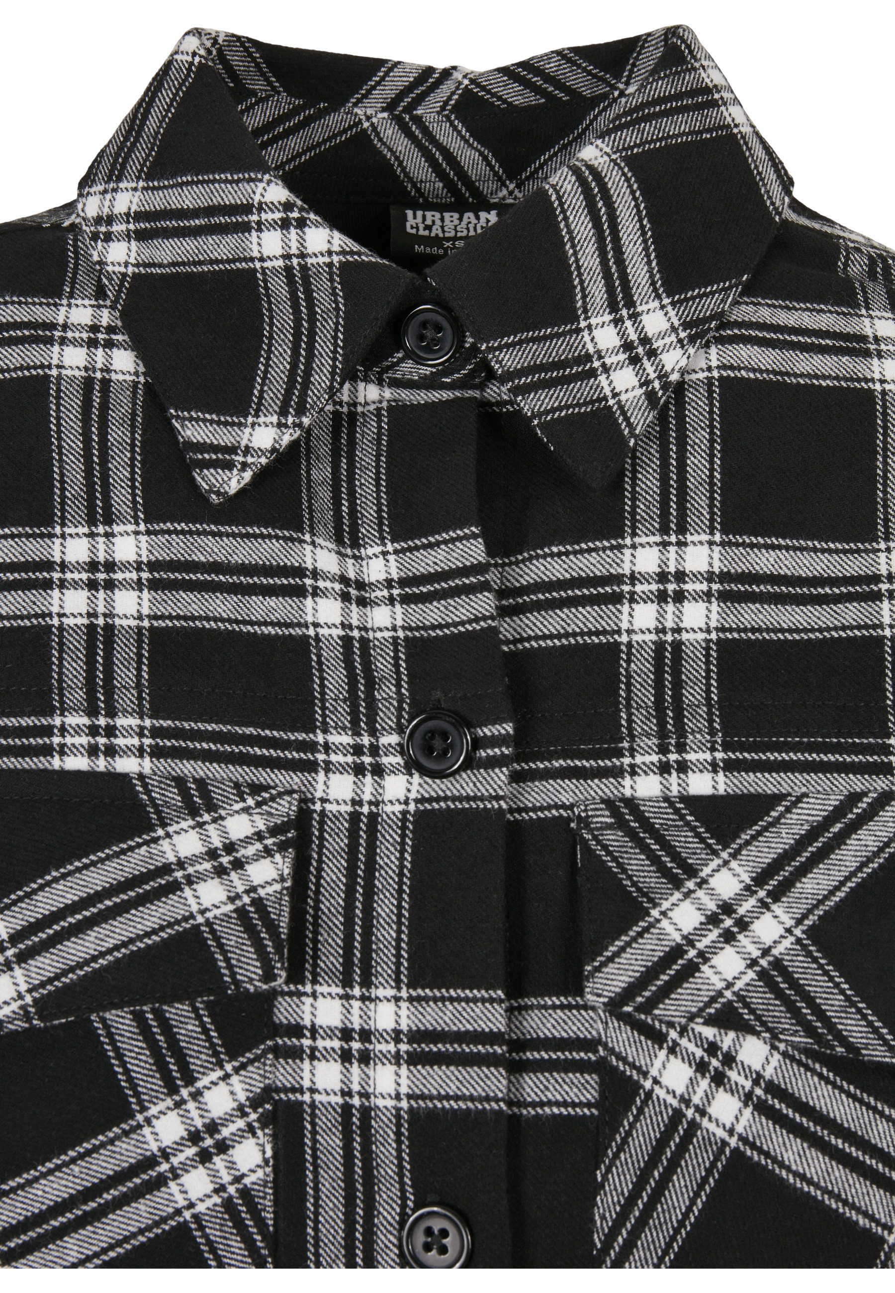 URBAN CLASSICS Kurzarmshirt Urban Classics Damen Ladies Oversized Overshirt (1-tlg)