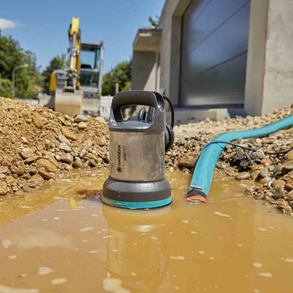 GARDENA Wasserpumpe Schmutzwasser-Tauchpumpe 16000