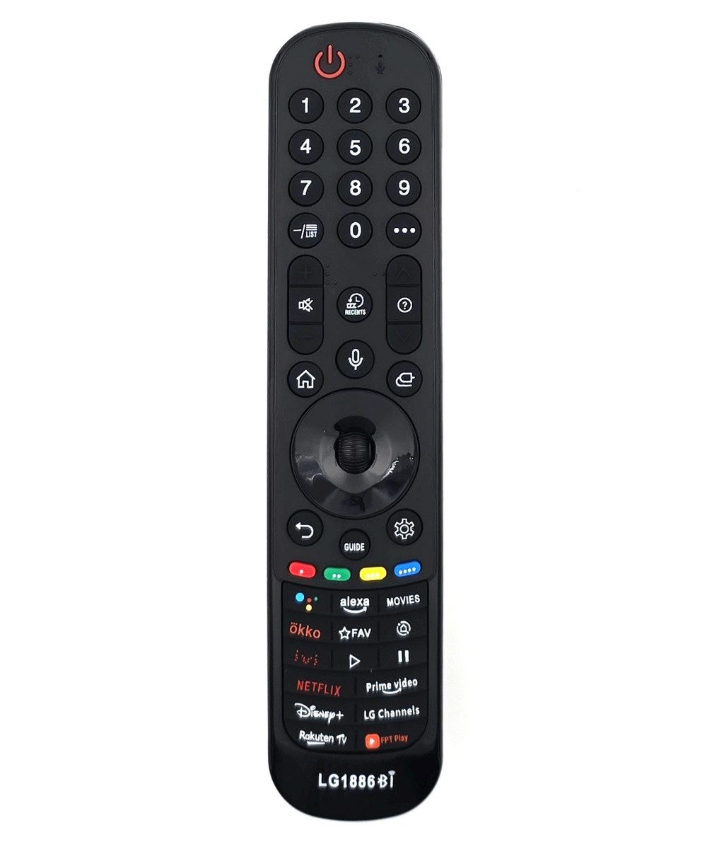 Alltro Universal LG Magic Fernbedienung mit Pointer und Sprachfunktion Fernbedienung (für LG UHD OLED QNED NanoCell 4K 8K Smart TV)