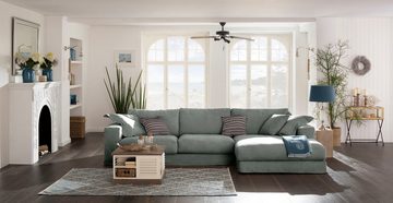 3C Candy Ecksofa Asbury L-Form, mit abnehmbarer Husse