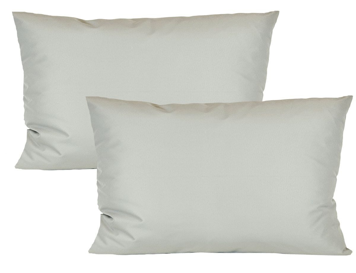 JACK Kissenbezüge 2er Set 40x60cm Outdoor Wasserfest, (2 Stück), 2x Kissenhülle, strapazierfähig, wasserabweisend, Innen & Außen