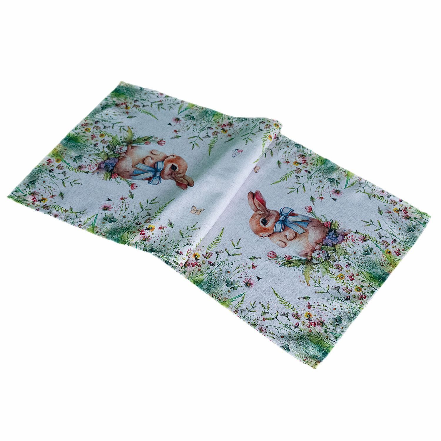 texpot Tischdecke Tischläufer Druck Häschen Osterhase Ostern (1-tlg) günstig online kaufen