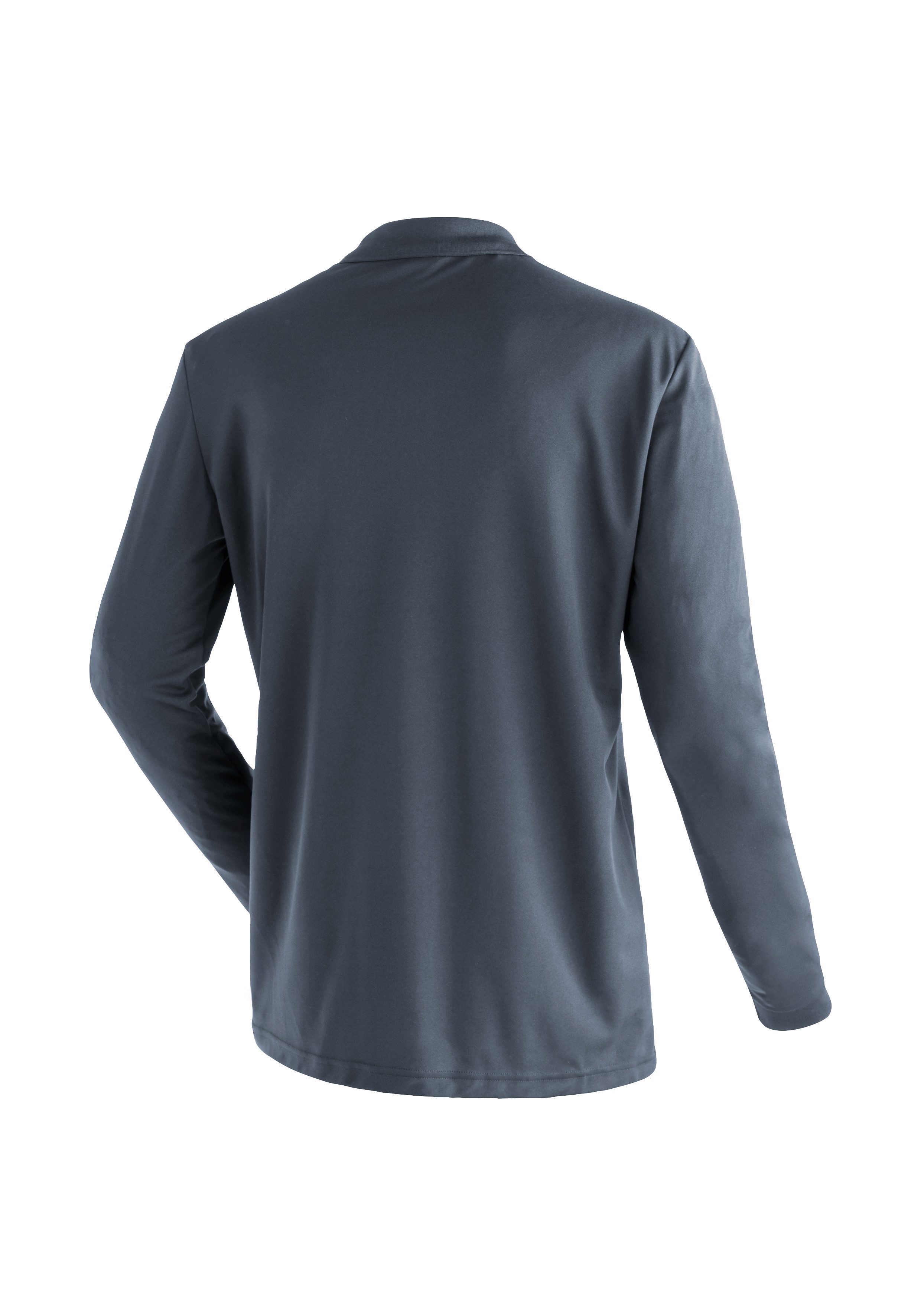 Maier Sports Langarm-Poloshirt Ulrich L/S Herren Polo langarm, leichtes Funktionsshirt, Langarmshirt, Reg. Fit