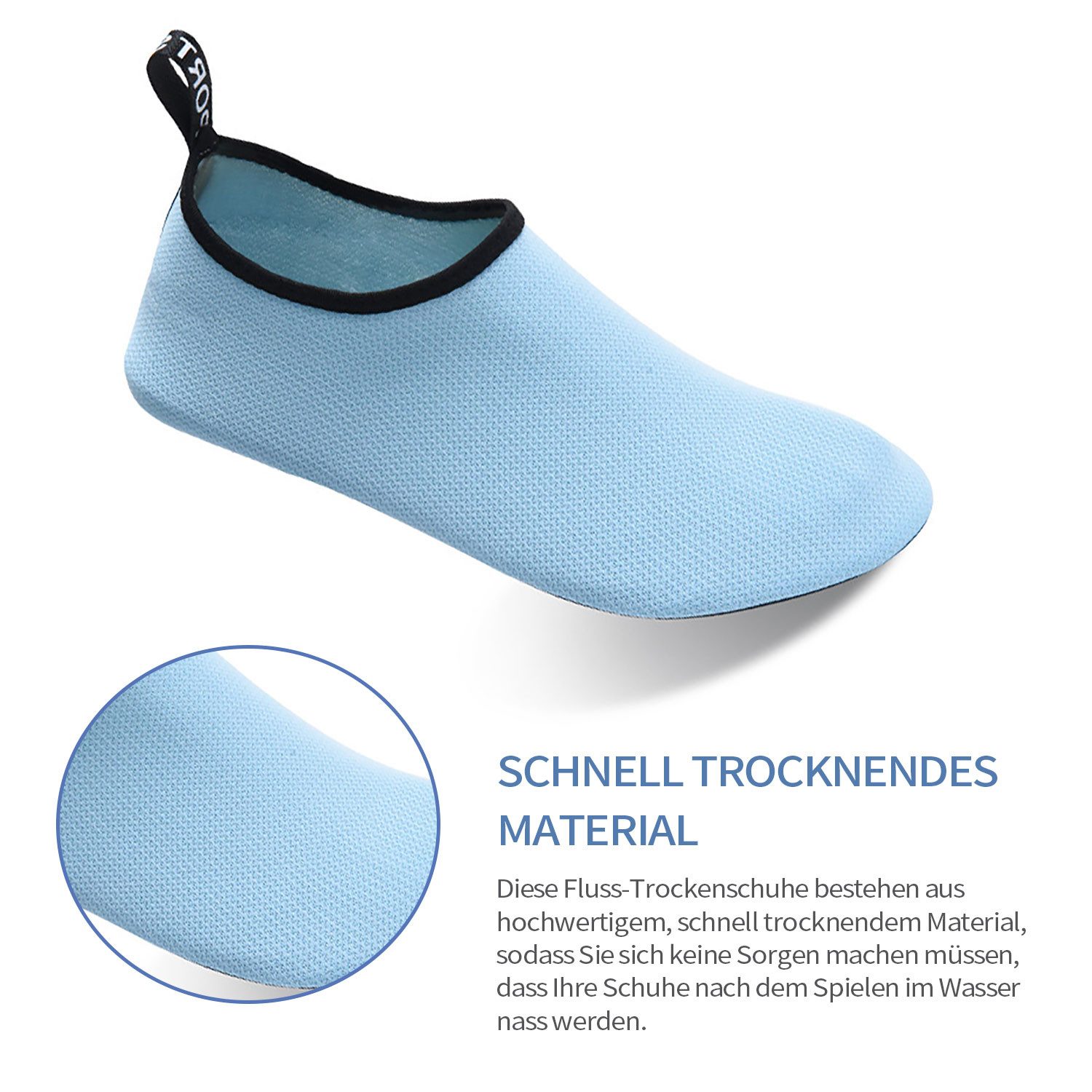 Refttenw Rutschfest Barfußschuhe Leichte Schnell Trocknend Badeschuh, Gr 34 günstig online kaufen