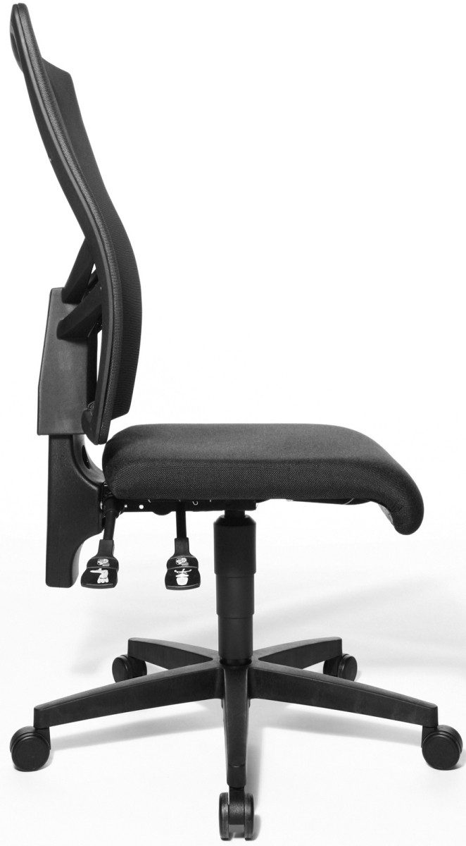 TOPSTAR Drehstuhl Drehstuhl Net Point 10 schwarz ohne Armlehnen