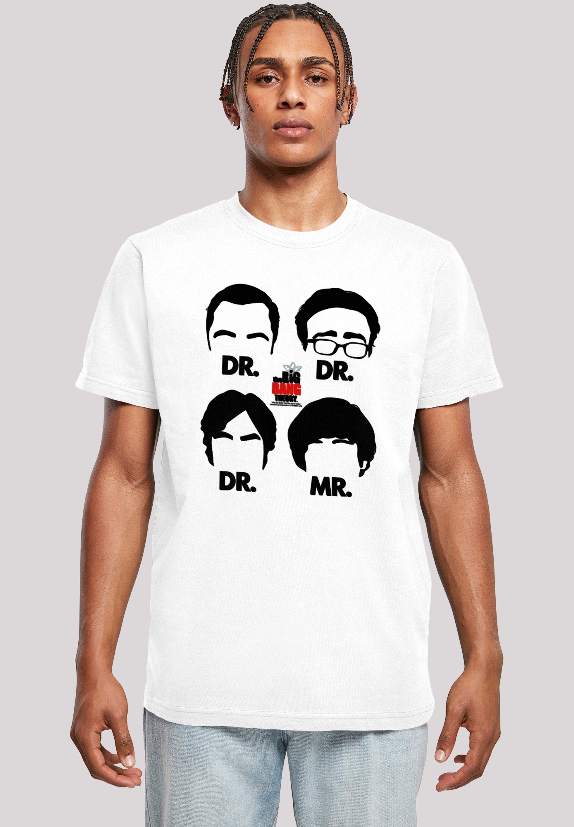 F4NT4STIC T-Shirt Big Bang Theory Doctors And Mr Herren,Premium Merch,Regular-Fit,Basic,Bedruckt