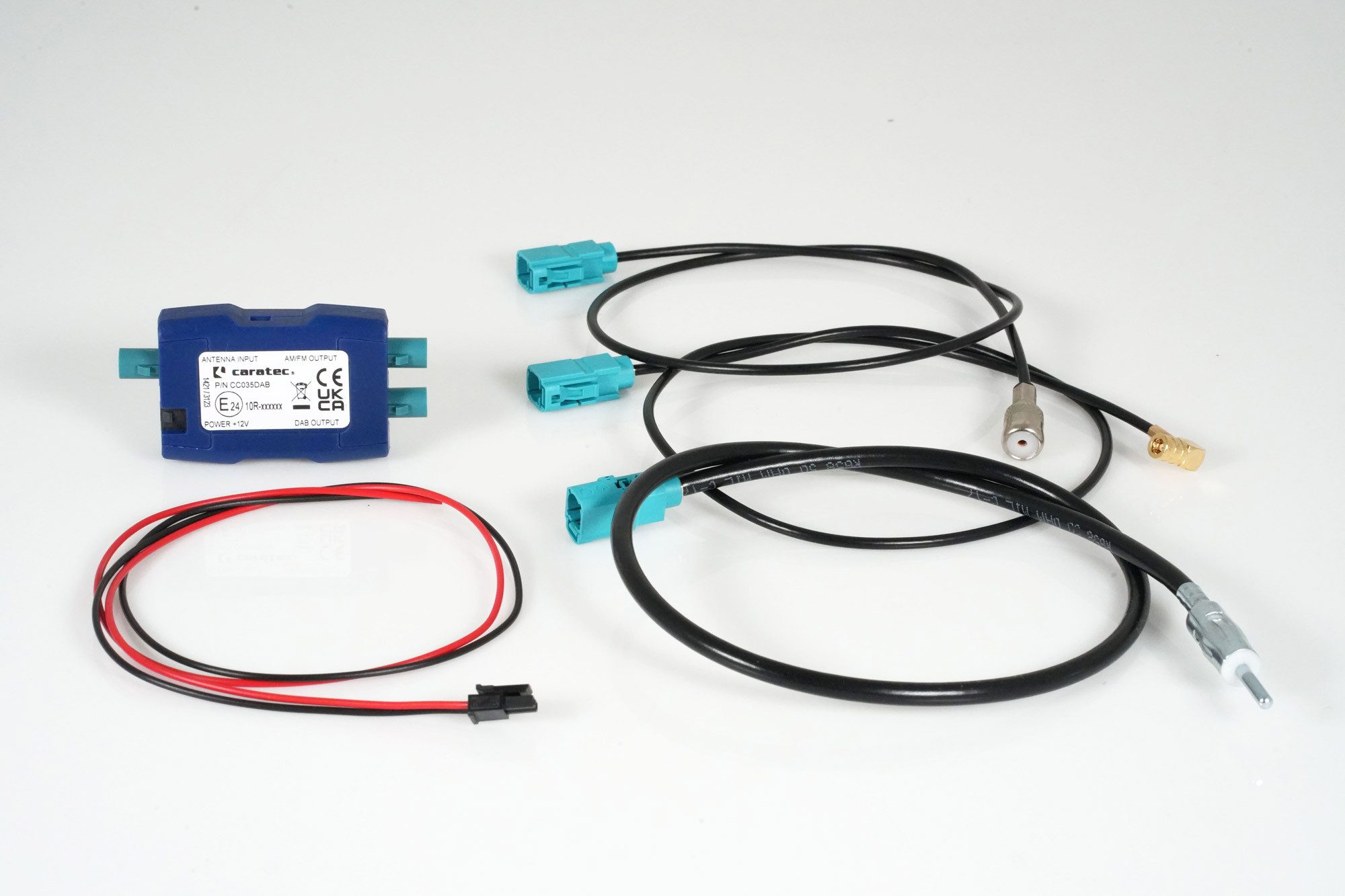 Caratec Install CC035DAB, Universeller FM/DAB+-Splitter, ersetzt CC010DAB Autoradio