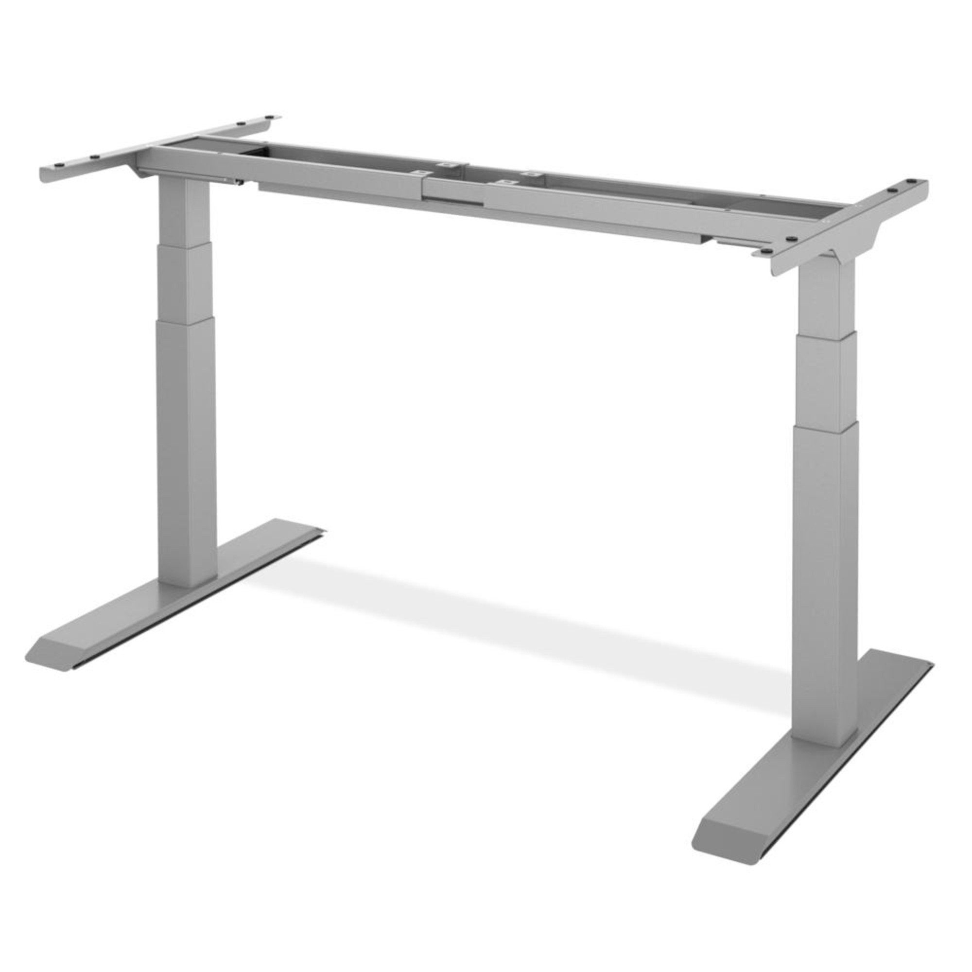 Schreibtisch Tischgestell 580-1230mm elektrisch höhenverstellbar silber