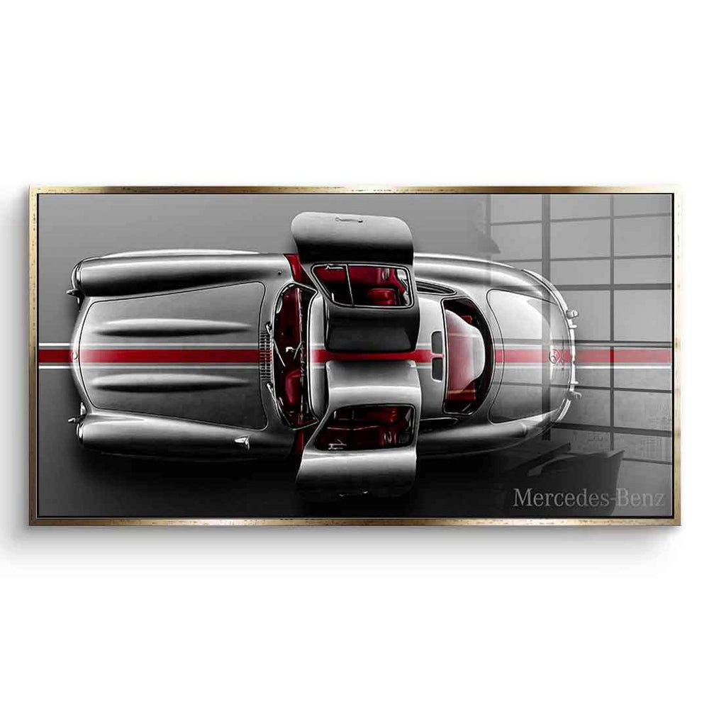 DOTCOMCANVAS® Acrylglasbild Mercedes-Benz 300 SL Gullwing - Acrylglas, Acrylglasbild Mercedes-Benz 300 SL Gullwing Auto Kunstdruck Wandbild