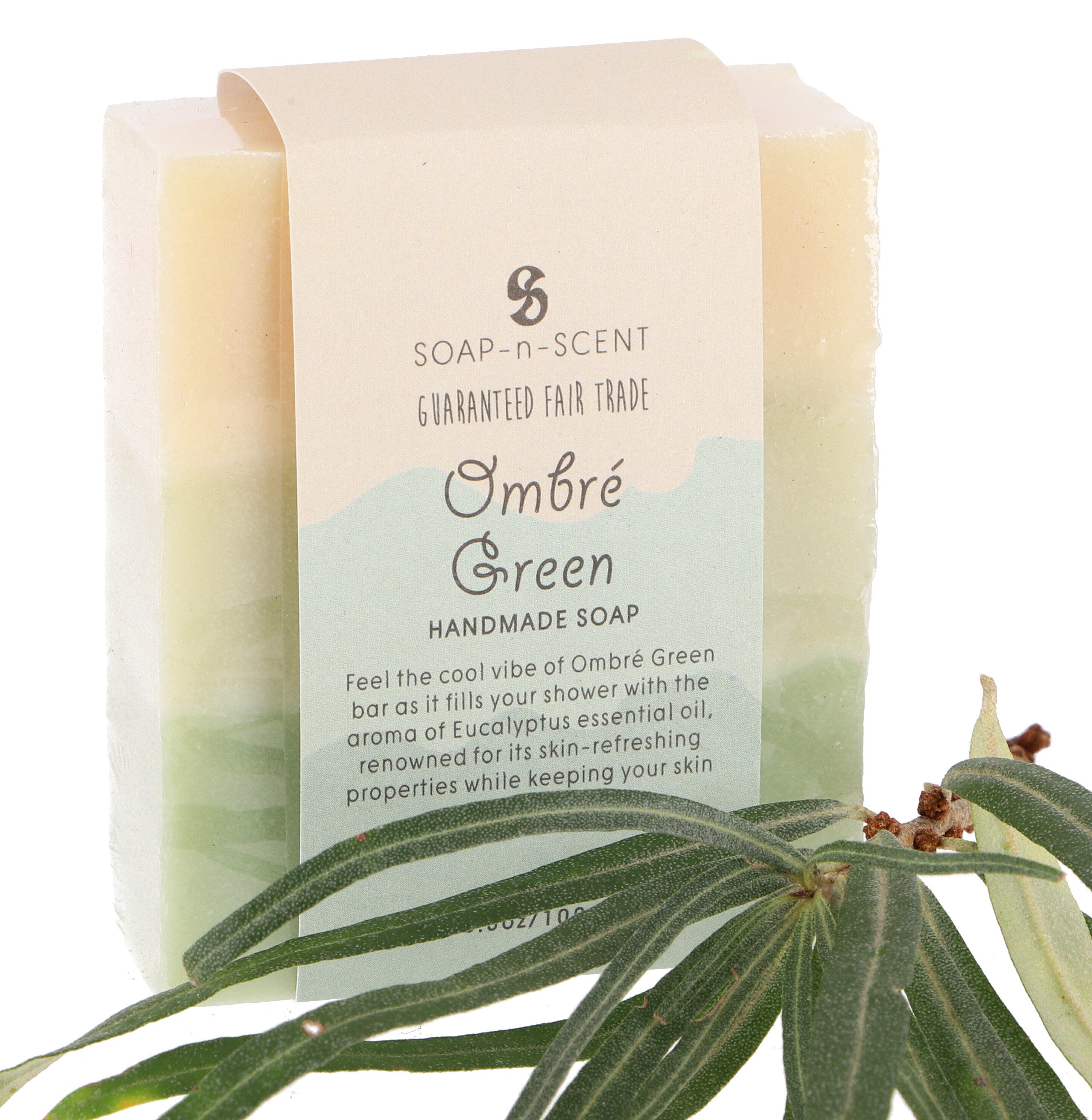 Guru-Shop Handseife Handgemachte Ombre Duftseife, 100 g, Fair Trade..