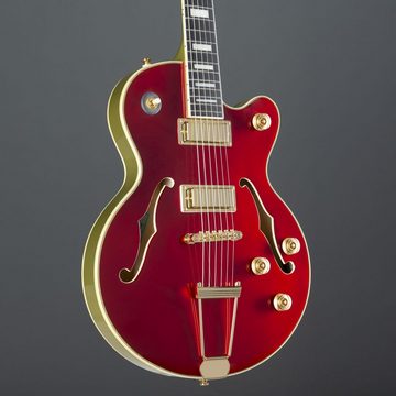 Epiphone Halbakustik-Gitarre, Uptown Kat ES Ruby Red Metallic - Halbakustik Gitarre