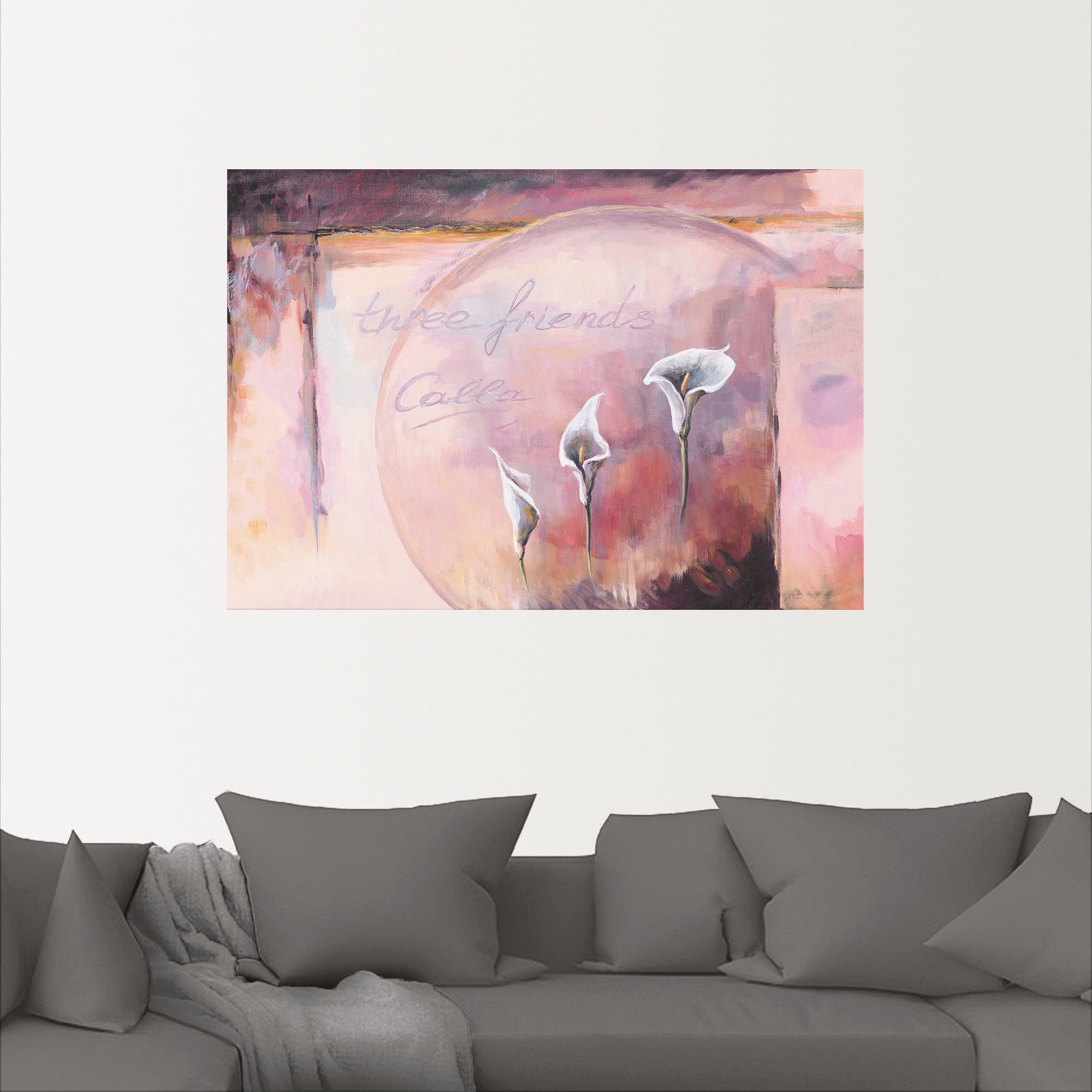 Artland Wandbild »Calla«, Blumenbilder (1 Stück), in vielen Größen & Produktarten - Alubild / Outdoorbild für den Außenbereich, Leinwandbild, Poster, Wandaufkleber / Wandtattoo auch für Badezimmer geeignet-kaufen