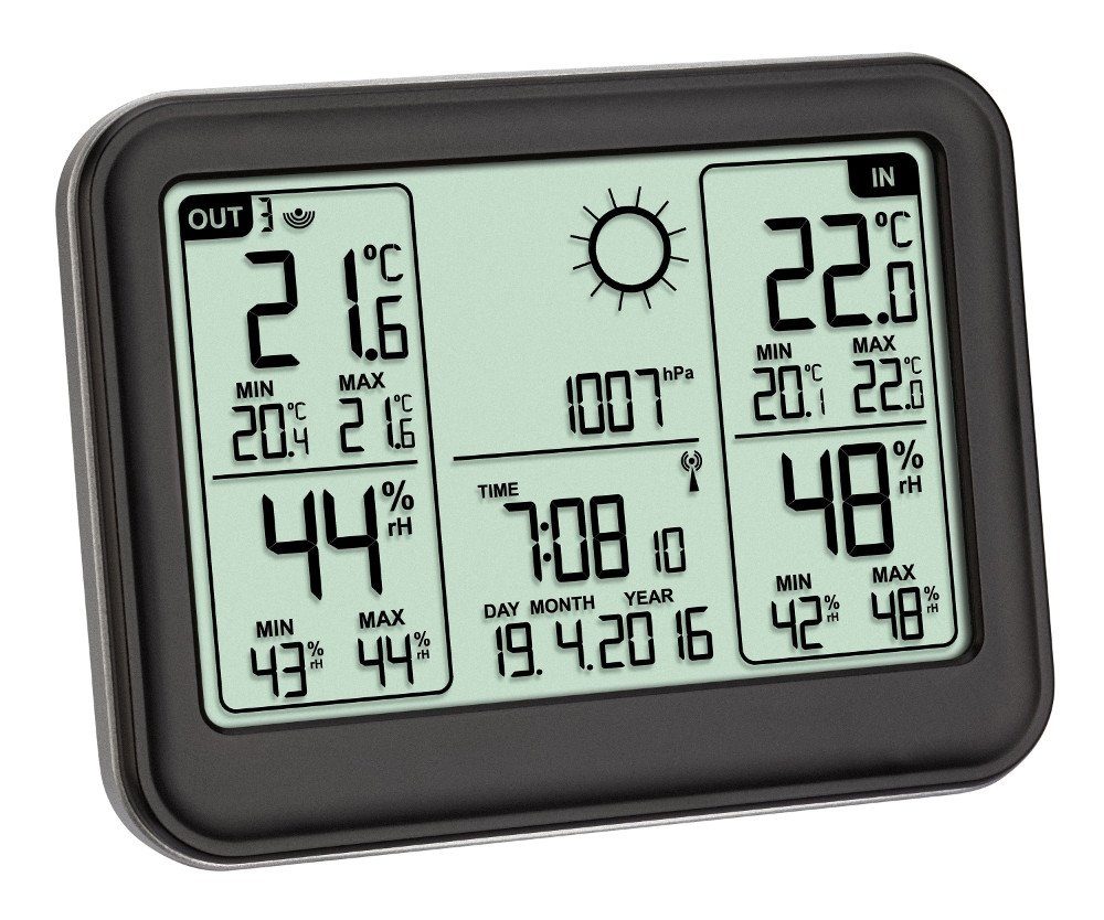 TFA Dostmann digital Memo TFA 35.1141.01 Funkwetterstation