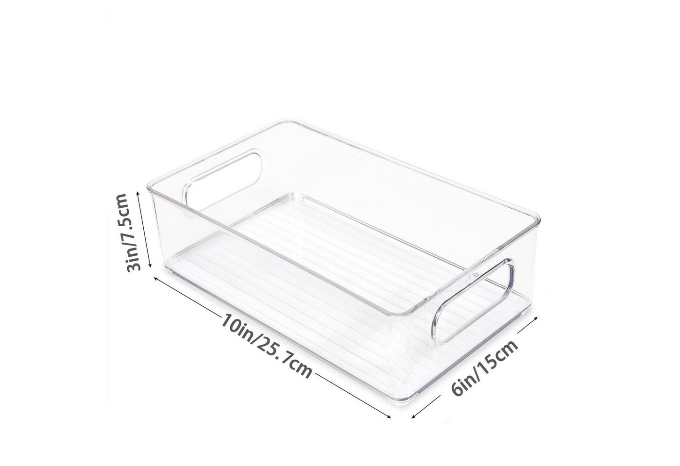 Thumbnail - PFCTART Aufbewahrungsbox 6-teiliger stapelbarer Aufbewahrungskorb, kühlschrank organizer (6 St., Geeignet für Gemüse, Ob...