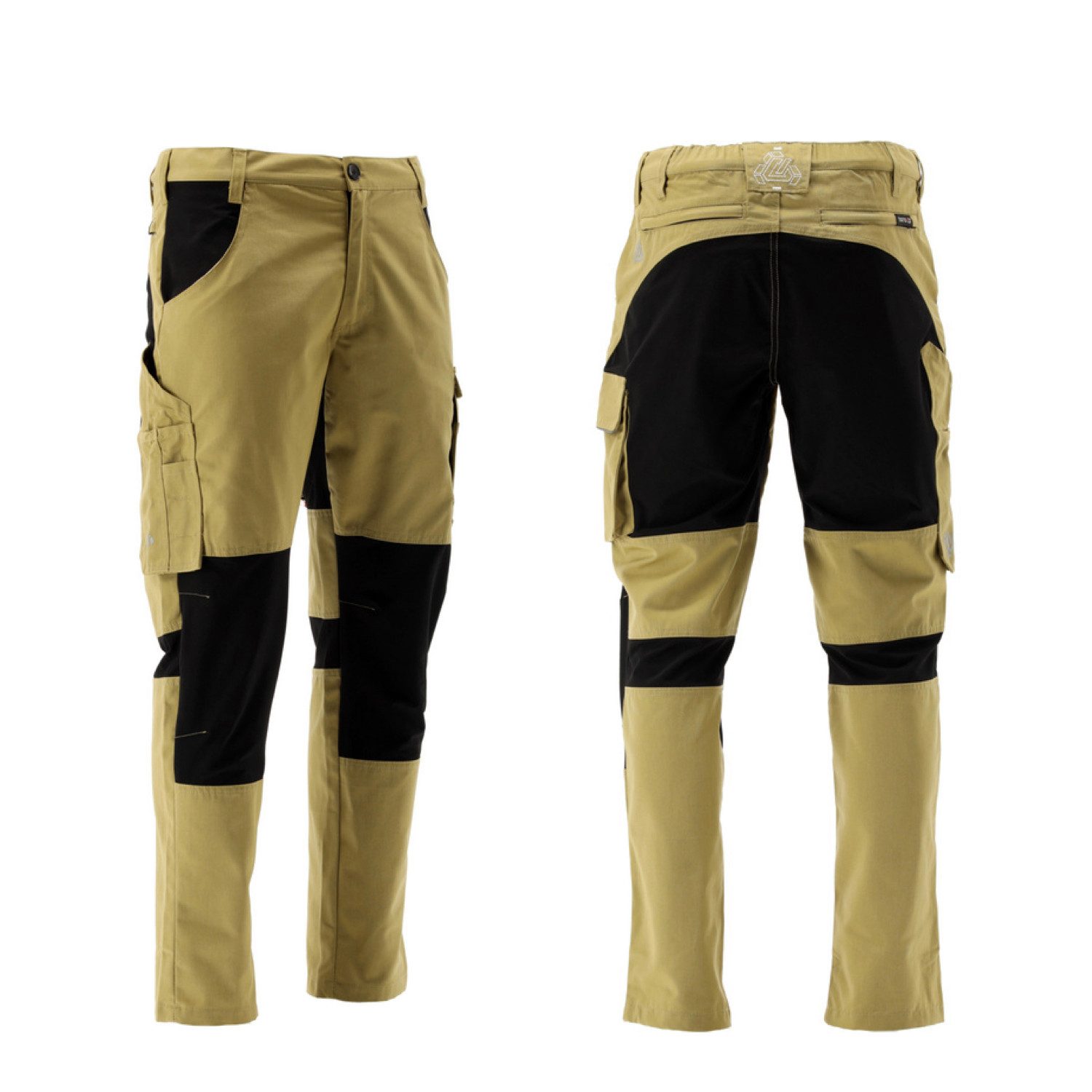 TRIZERATOP Arbeitshose Arbeitshose SERWAL 4-Way STRETCH khaki/schwarz Gr. S-XXXL