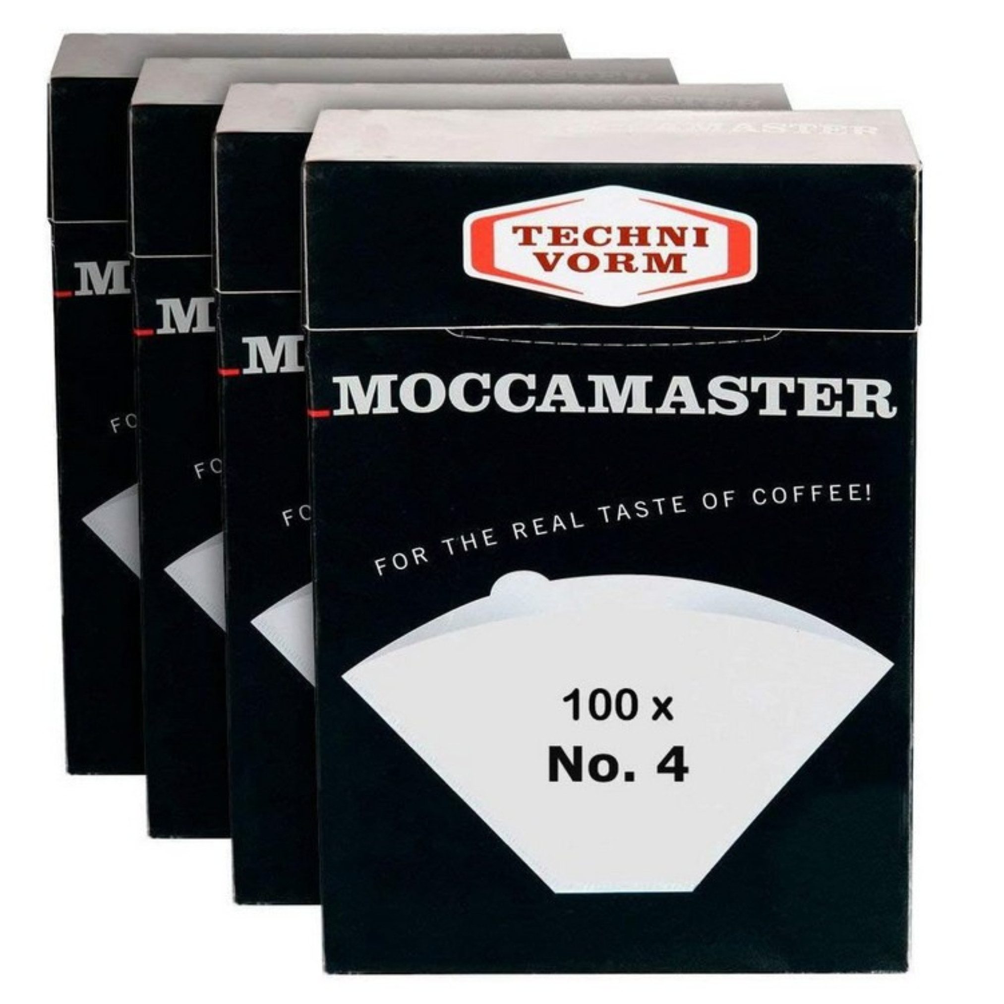 Moccamaster Papierfilter Set 4 Kartons Moccamaster Technivorm Moccamaster 85022 Filter Nr. 4, 4 Stück