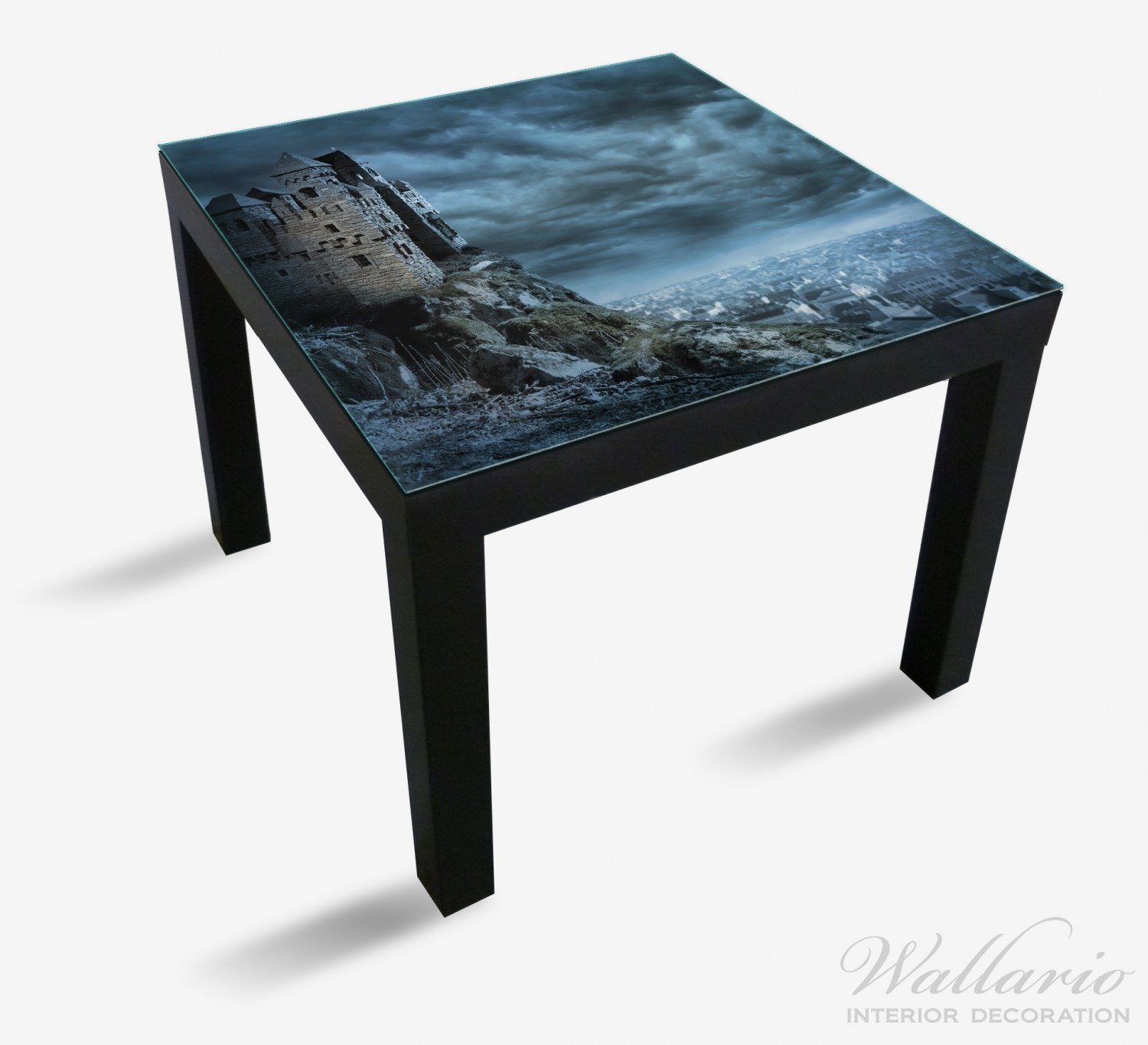 Wallario Geisterschloss Ikea Lack (1 für Altes Tischplatte St), geeignet Tisch