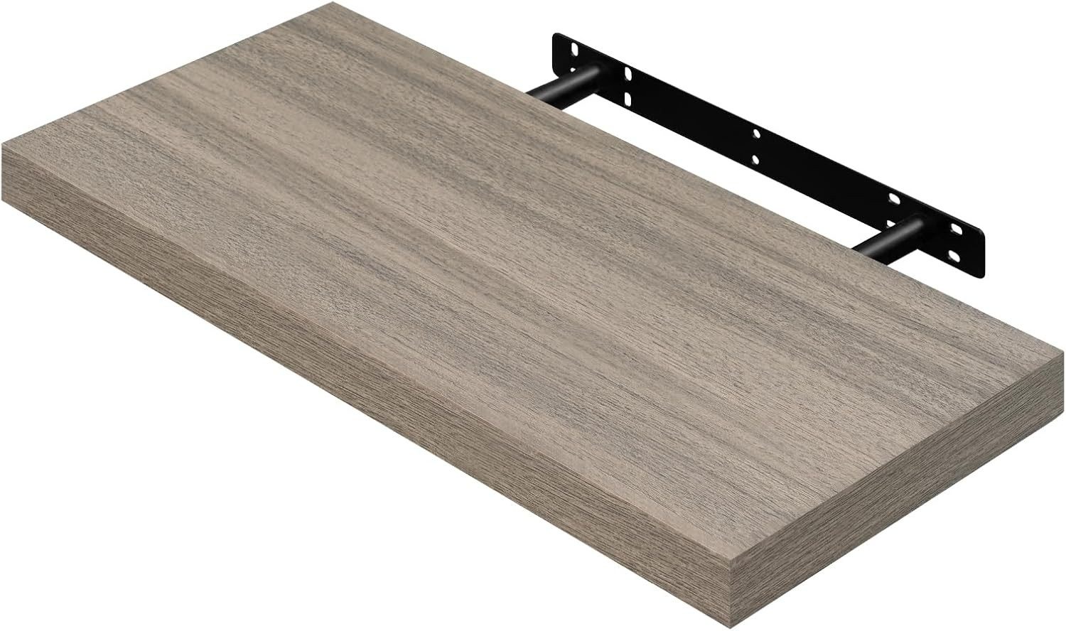 Woltu Wandboard, 1-tlg., Wandregal Holz Schweberegal Regal für Bücher