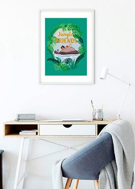 Komar Poster Jungle Book Friends, Disney (1 St), Kinderzimmer, Schlafzimmer, Wohnzimmer