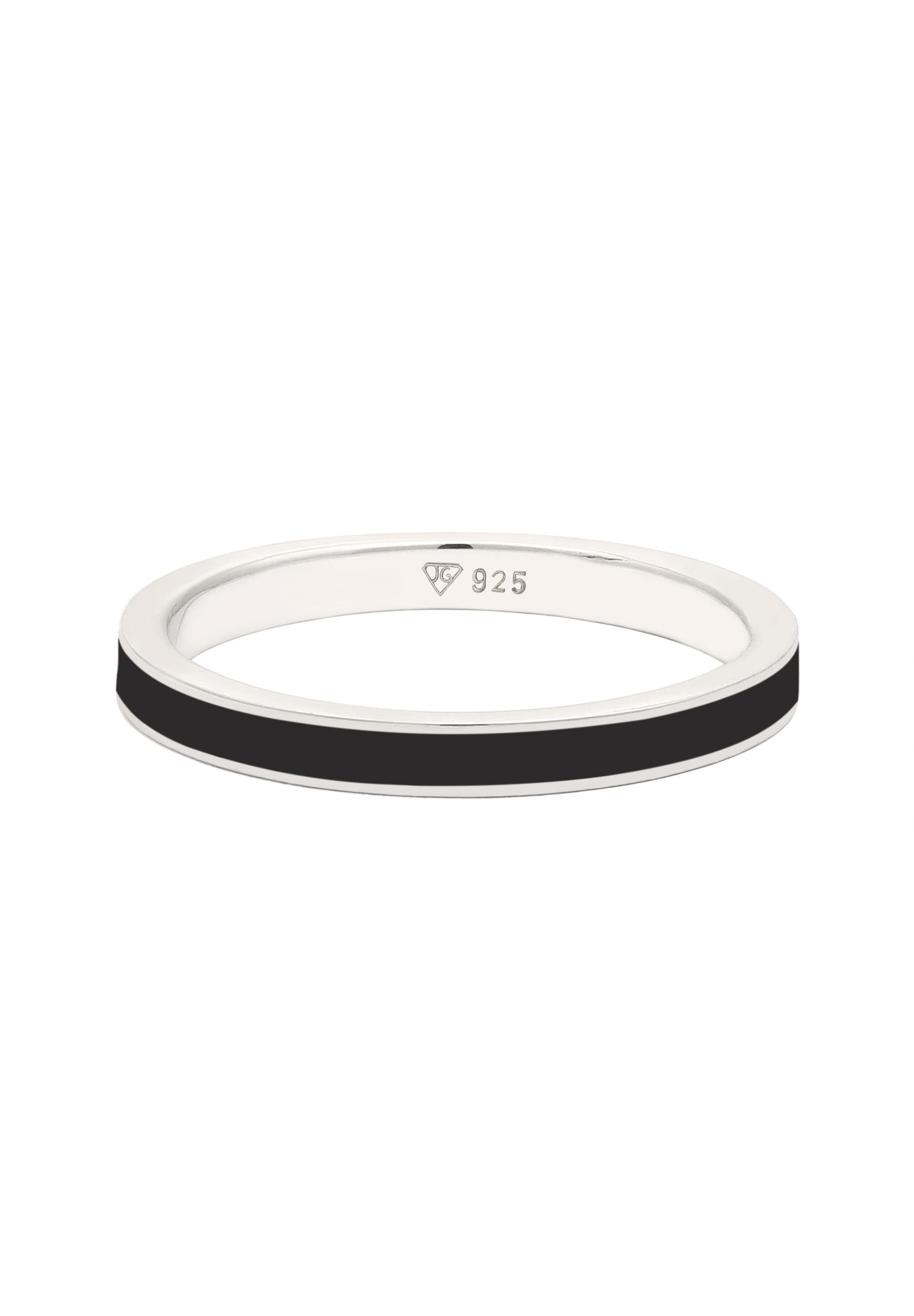 Elli Fingerring Stapelring Basic Emaille 925 Silber günstig online kaufen