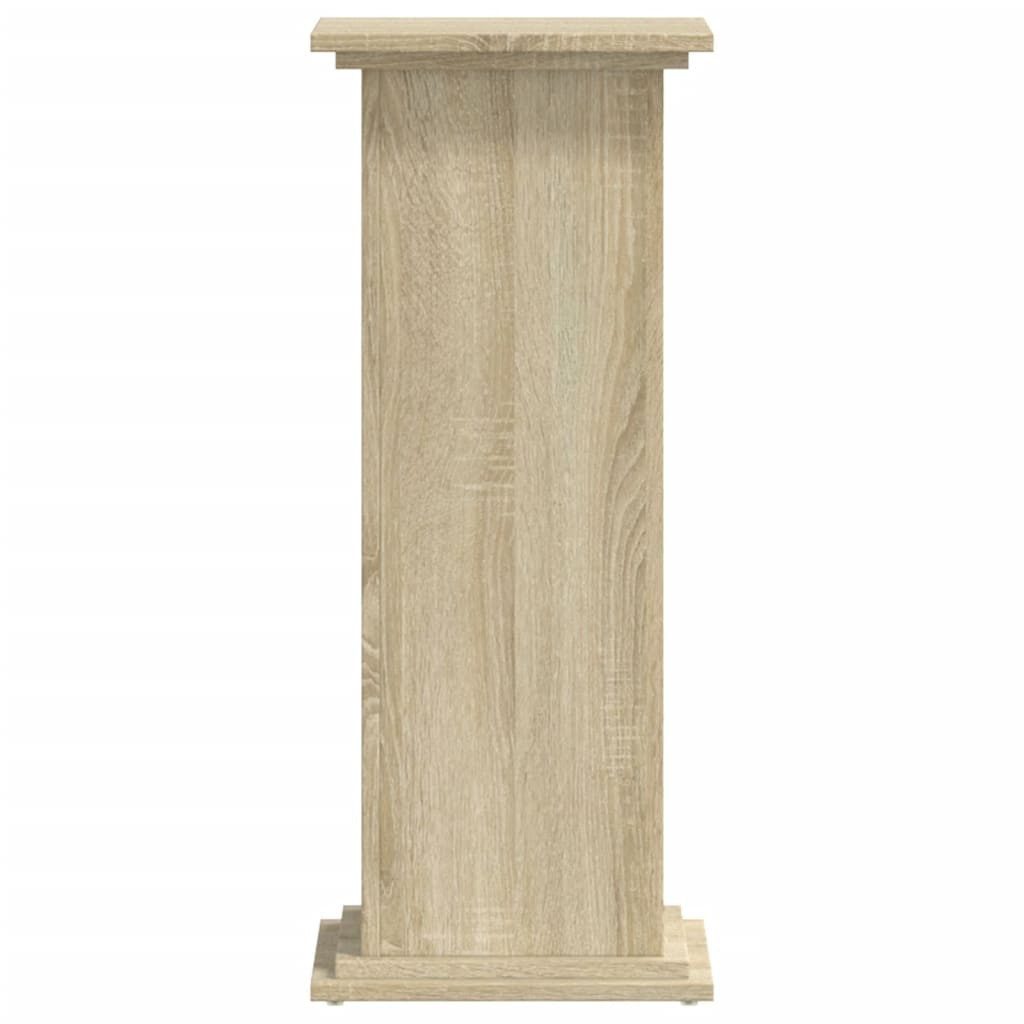 vidaXL Blumenständer Pflanzenständer Sonoma-Eiche 33 x 33 x 80 cm Holzwerkstoff (1 St) – Bild 3 von 5
