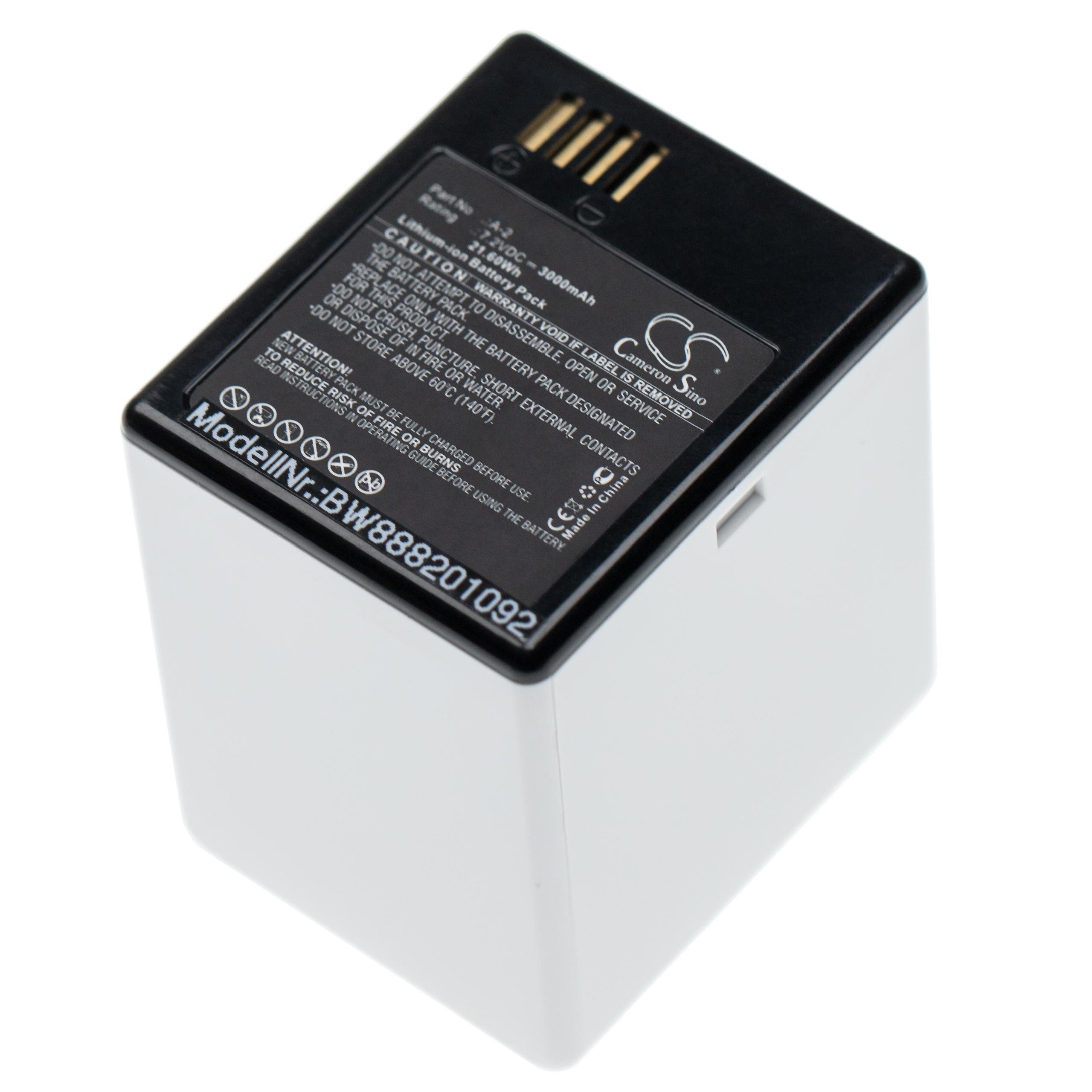 vhbw kompatibel mit Go, Li-Ion Akku Netgear mAh VMA4410, 3000 Arlo VML4030 (7,2 V)
