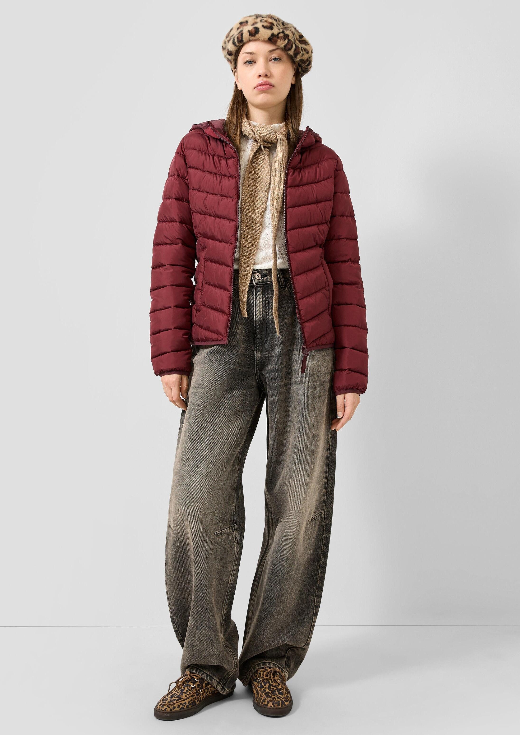 QS Funktionsjacke Outdoor-Jacke Leichte Steppjacke mit Kapuze – Bild 5 von 5