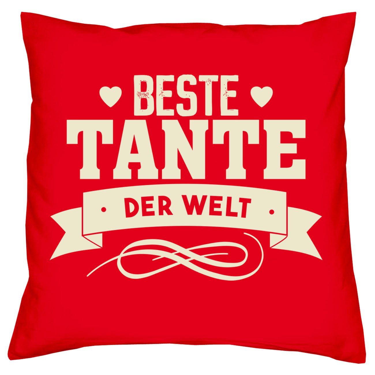 Soreso® Dekokissen »Kissen Beste Tante der Welt Kissenbezug und Füllung«, Geschenk  Geburtstagsgeschenk online kaufen | OTTO