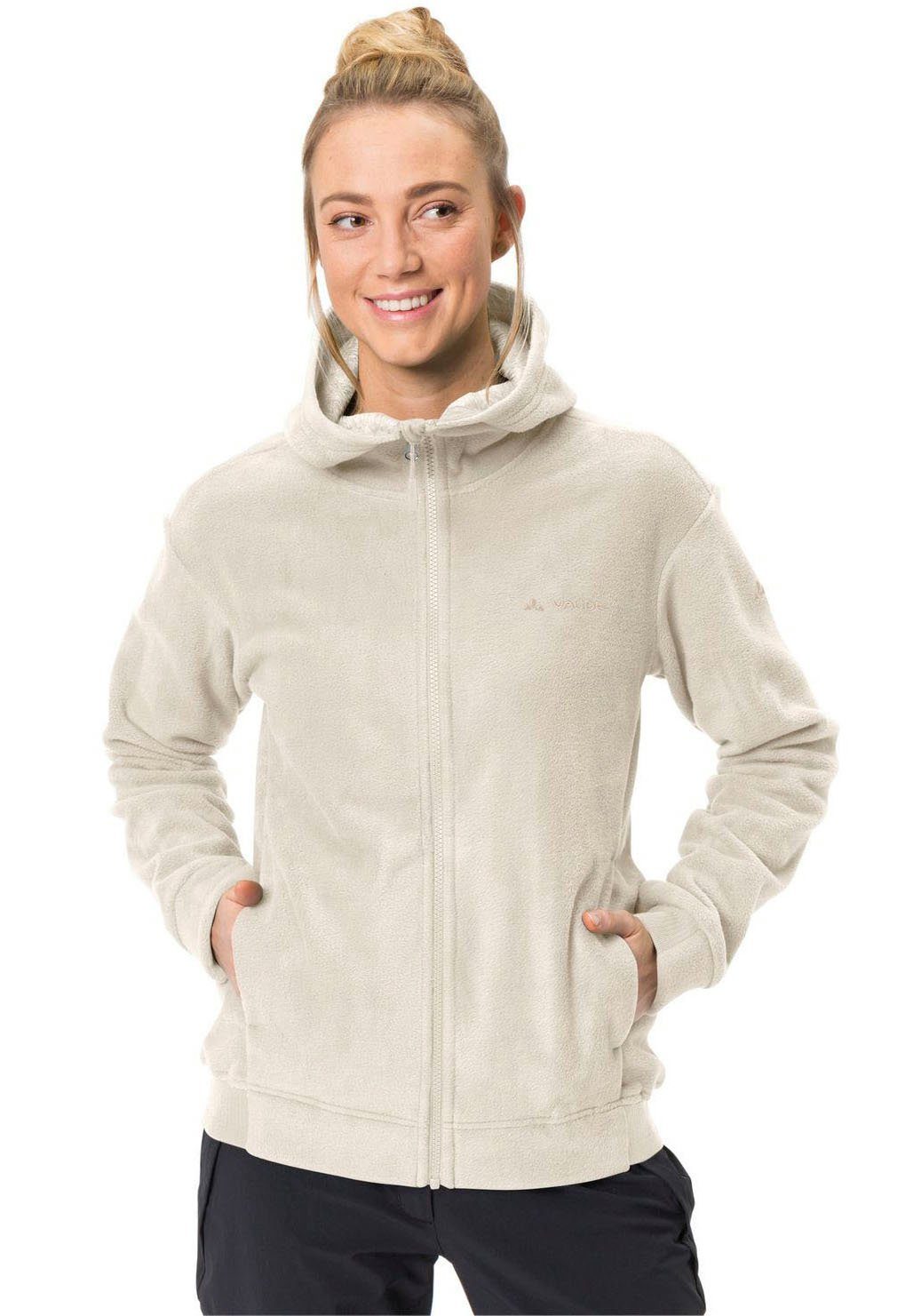 VAUDE Fleecejacke WOMEN'S NEYLAND FLEECE HOODY ecru | Übergangsjacken