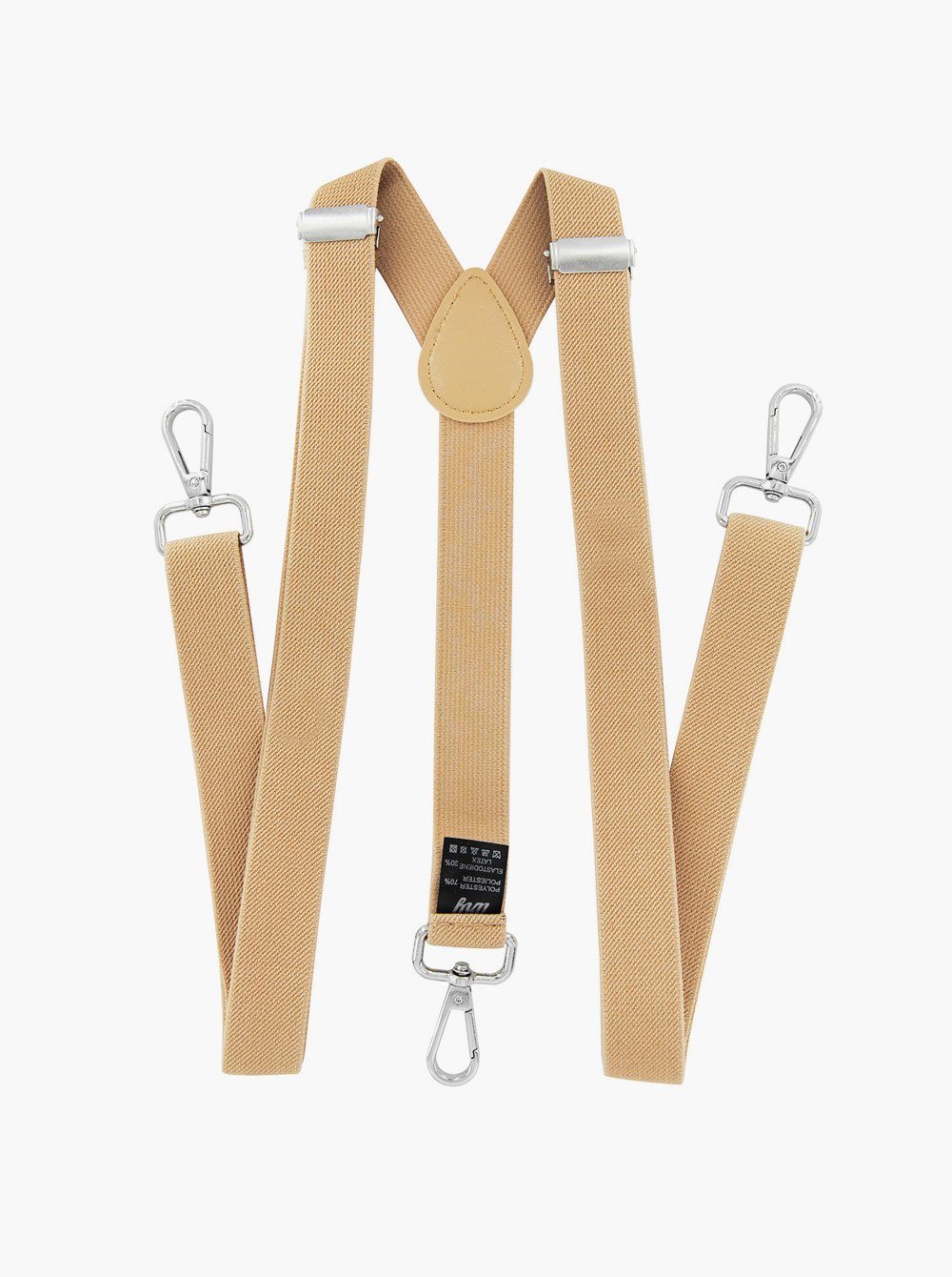 axy Hosenträger Herren Hosenträger 3 robusten Karabiner Verschluss 2,5 cm breit Y-Form verstellbar und elastisch 120cm Lang – Bild 2 von 5