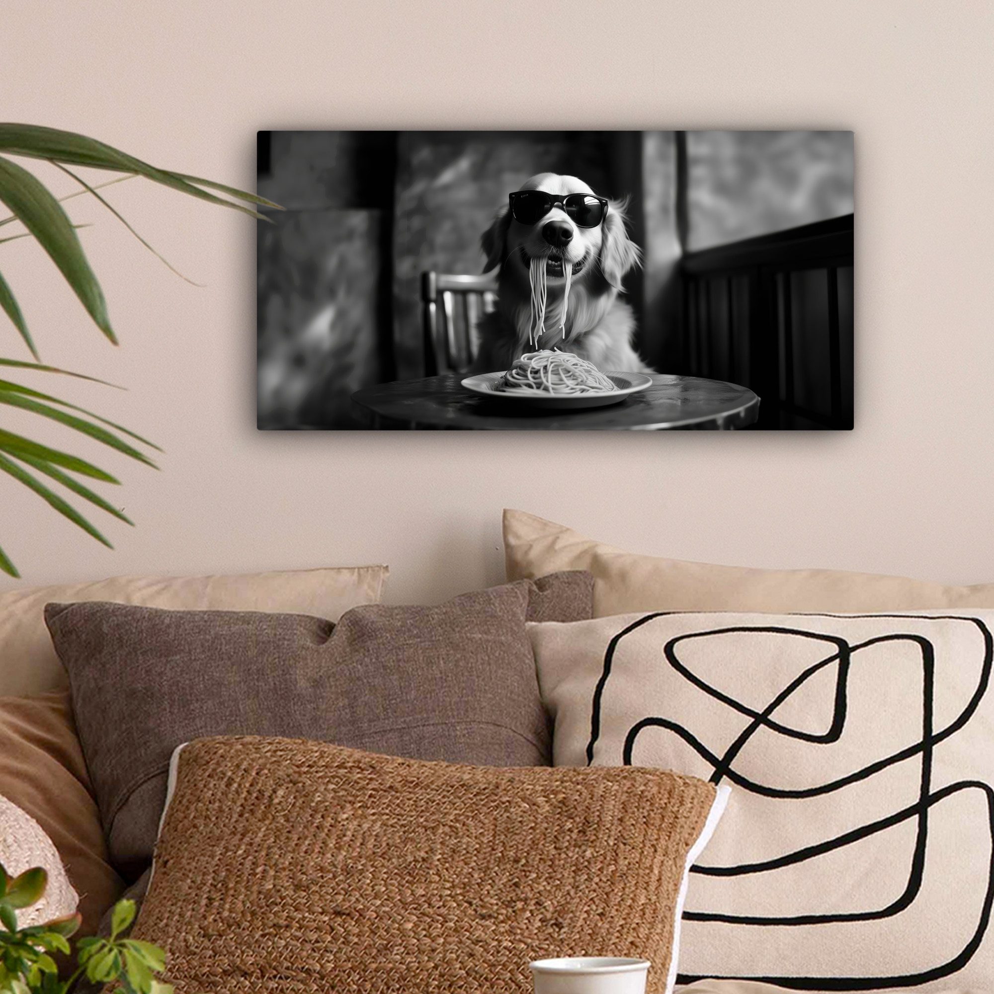 OneMillionCanvasses® Leinwandbild Panorama Golden Retriever - günstig online kaufen