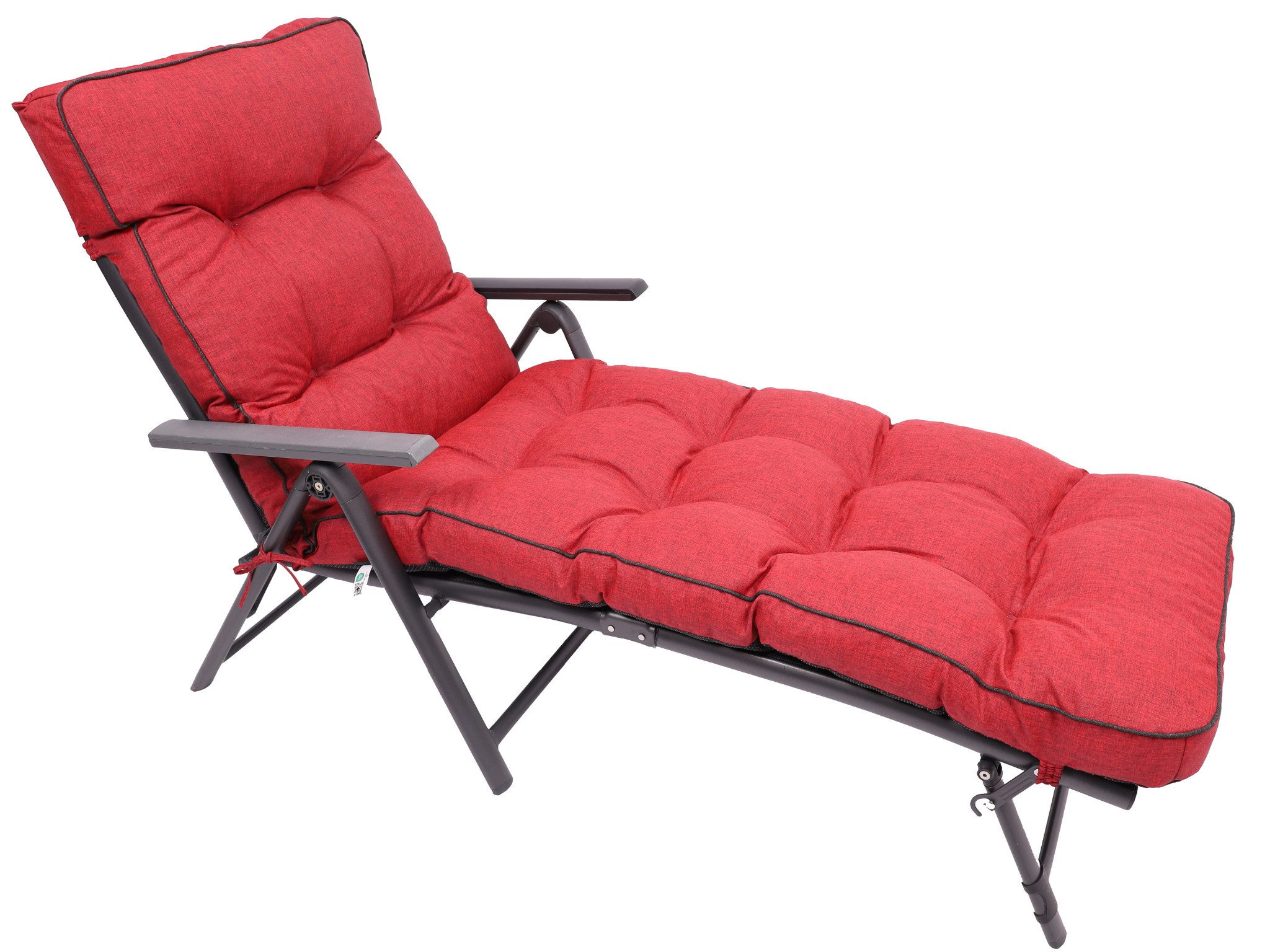 TexDeko Liegenauflage Ecolen Premium 190x60x8cm, Antirutsch-Boden, Polster für Gartenliege, UV-beständig, Wasserabweisend