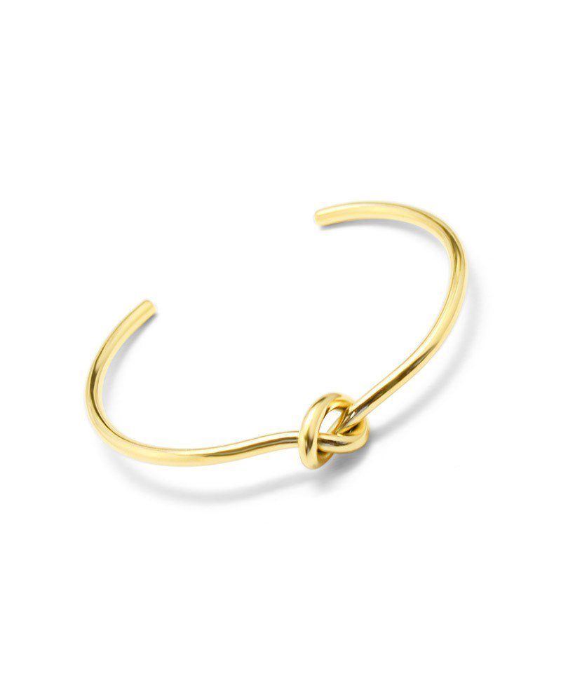 Karisma Armreif Edelstahl Armband Frauen Vergoldet Knoten SARM102