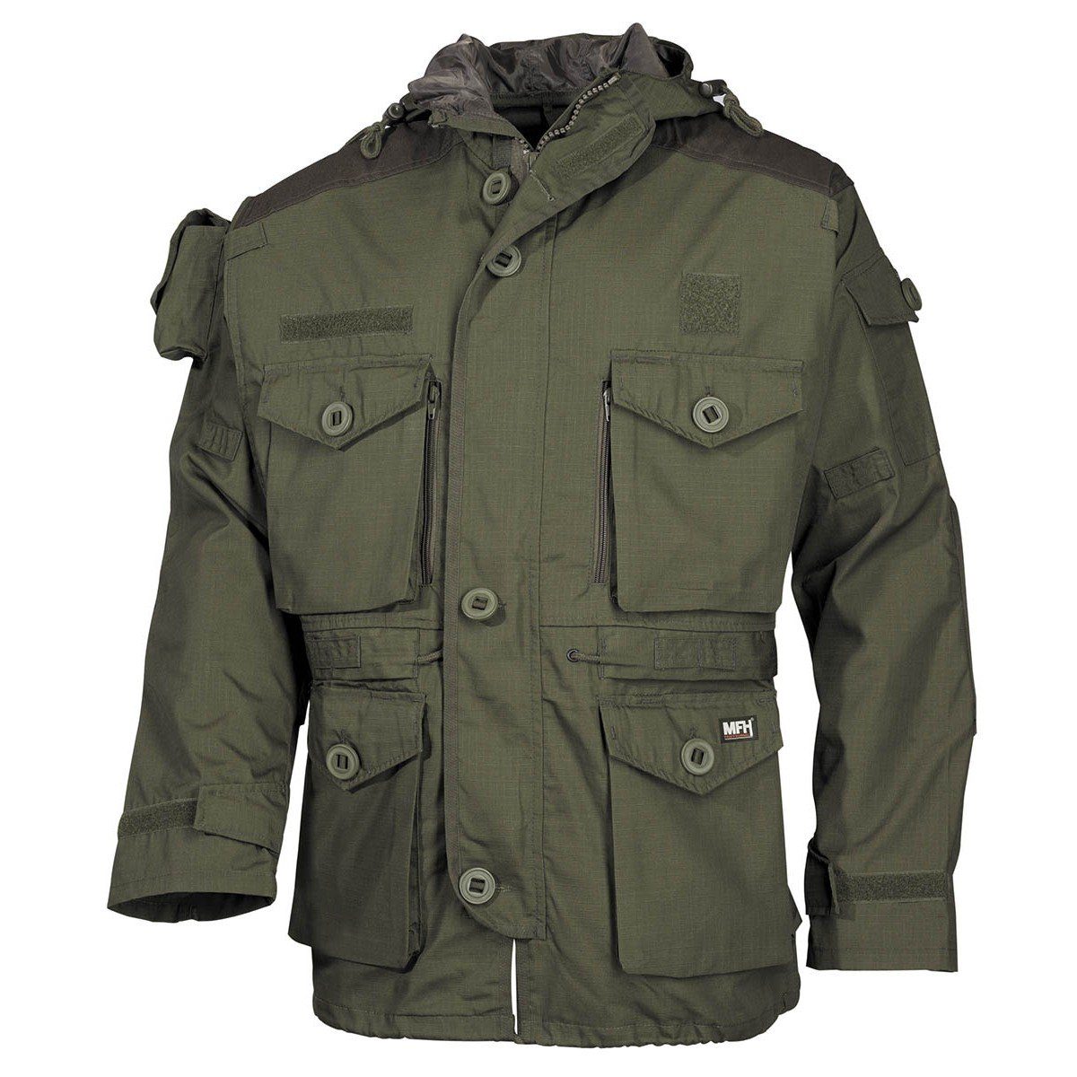 MFH Outdoorjacke Outdoorjacke mit Rip Stop, oliv günstig online kaufen