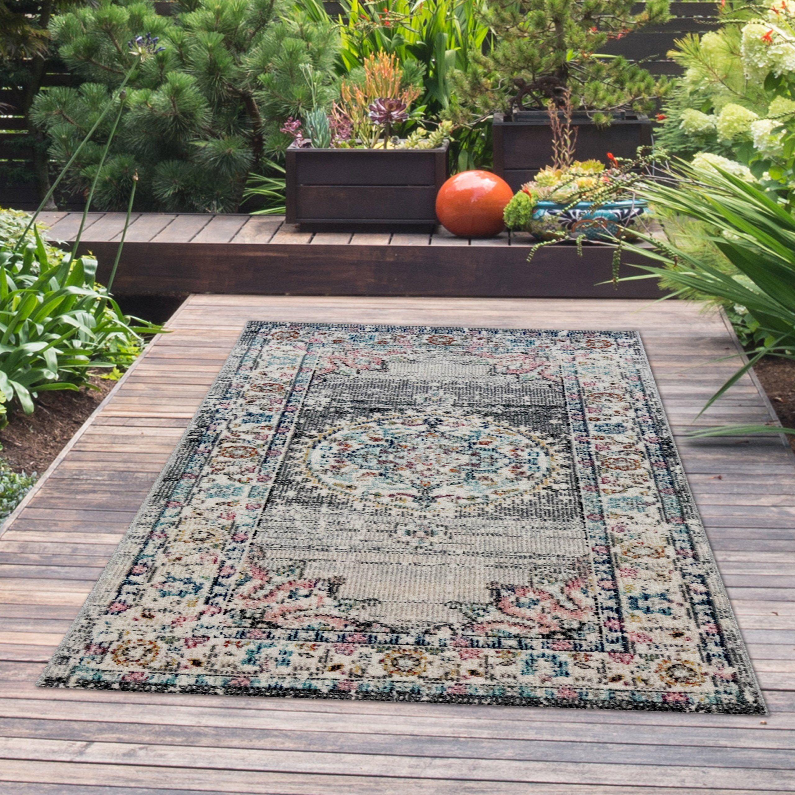 TeppichHome24 Outdoorteppich Teppich Orient Outdoor Vintage günstig online kaufen