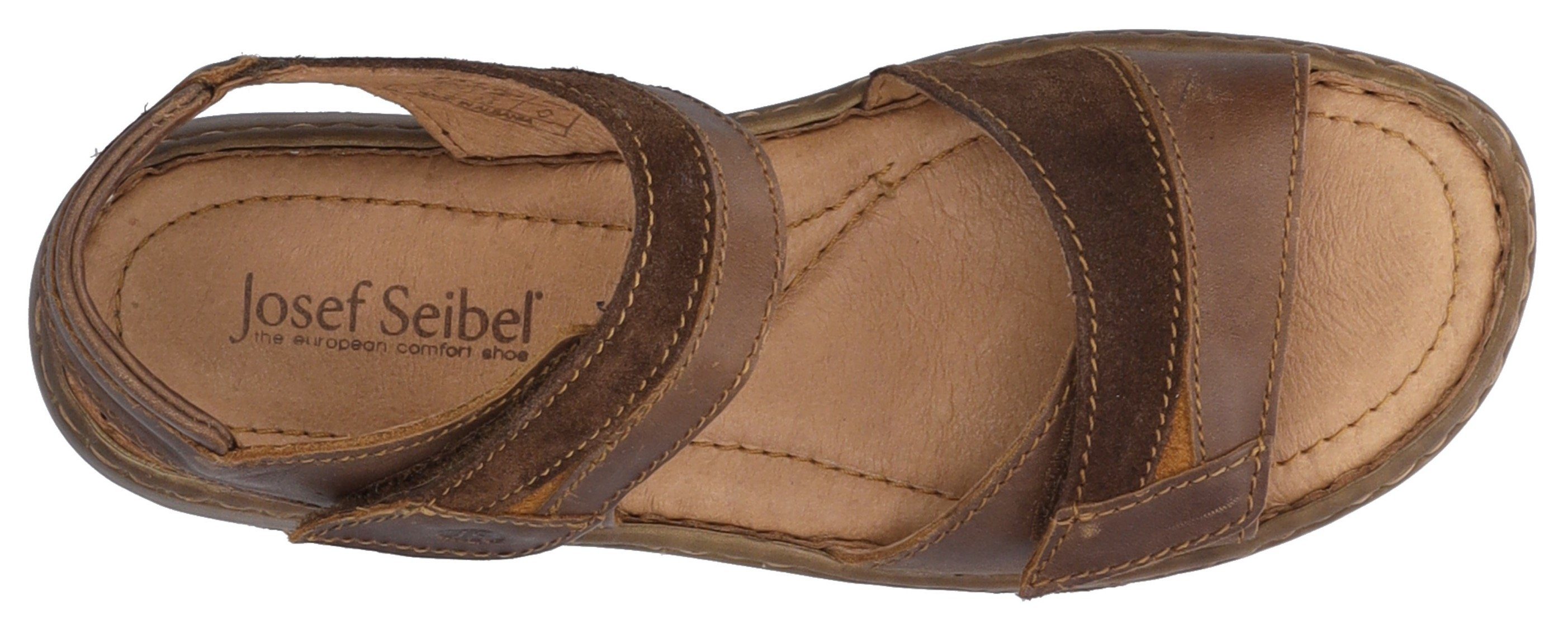 Josef Seibel Debra 19 Sandale mit praktischem braun Klettverschluss