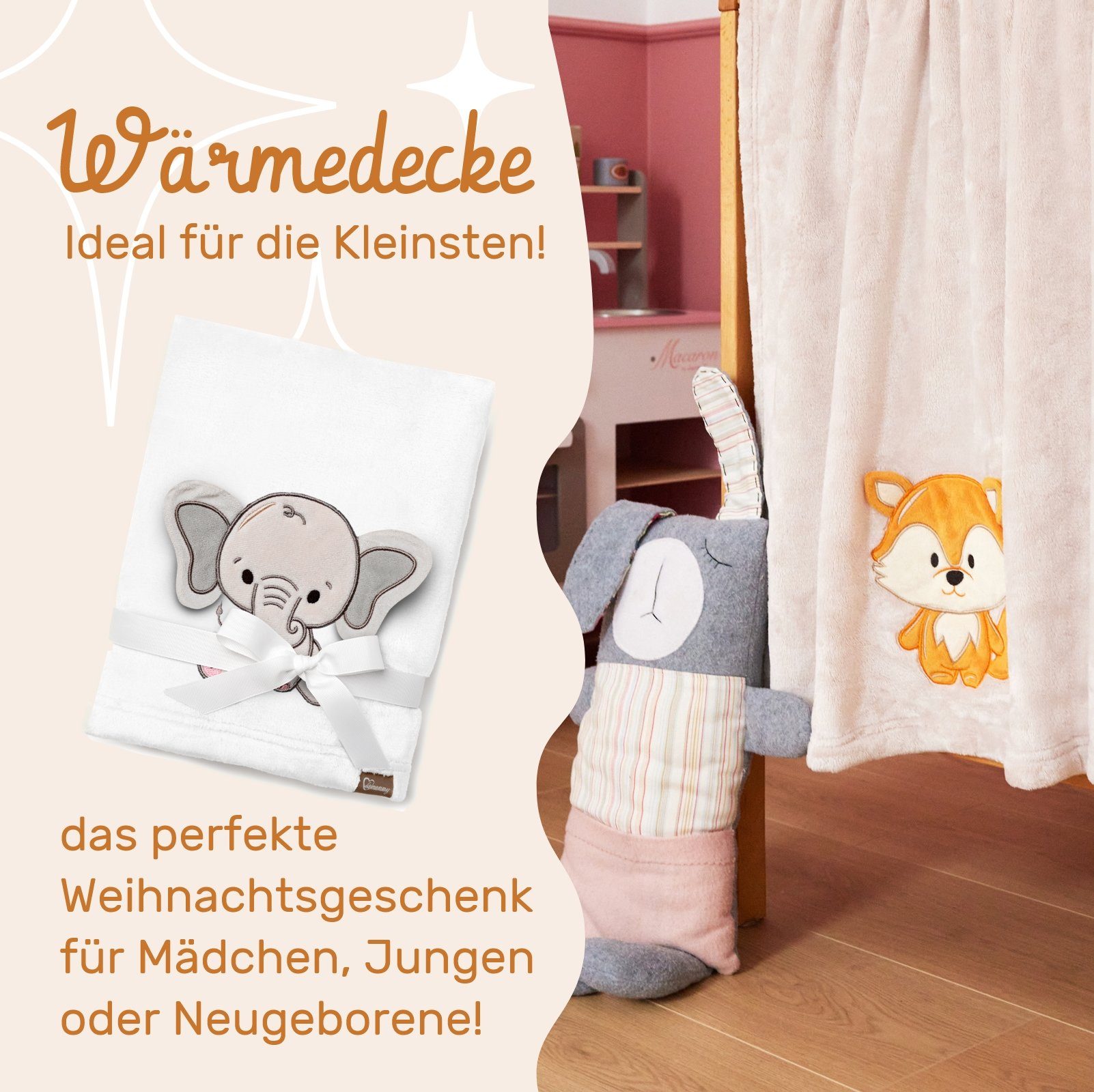 Wohndecke Warme Kuscheldecke Babydecke Blanket Baby günstig online kaufen