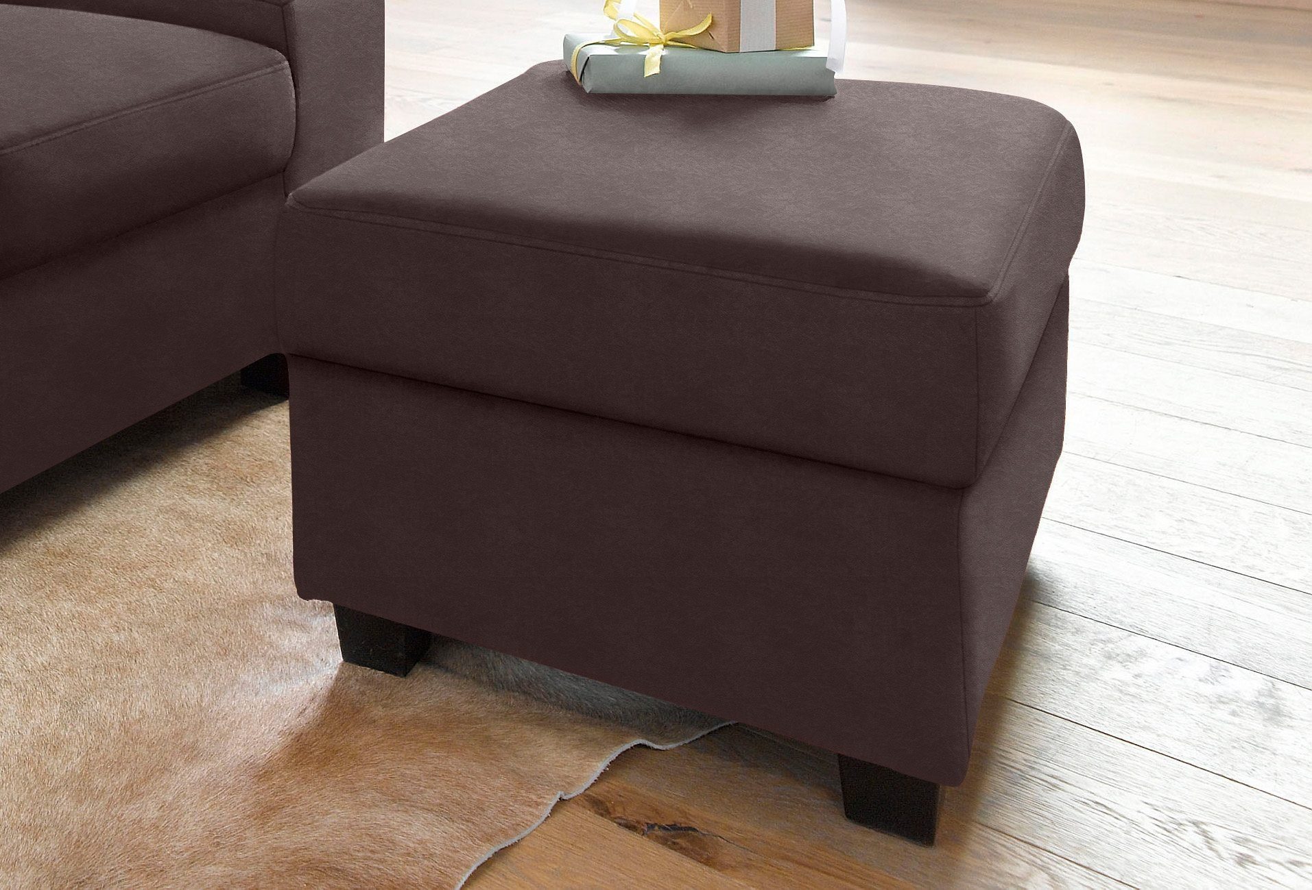 DOMO collection Hocker Norma perfekte Ergänzung, Hocker B/T 70/55cm
